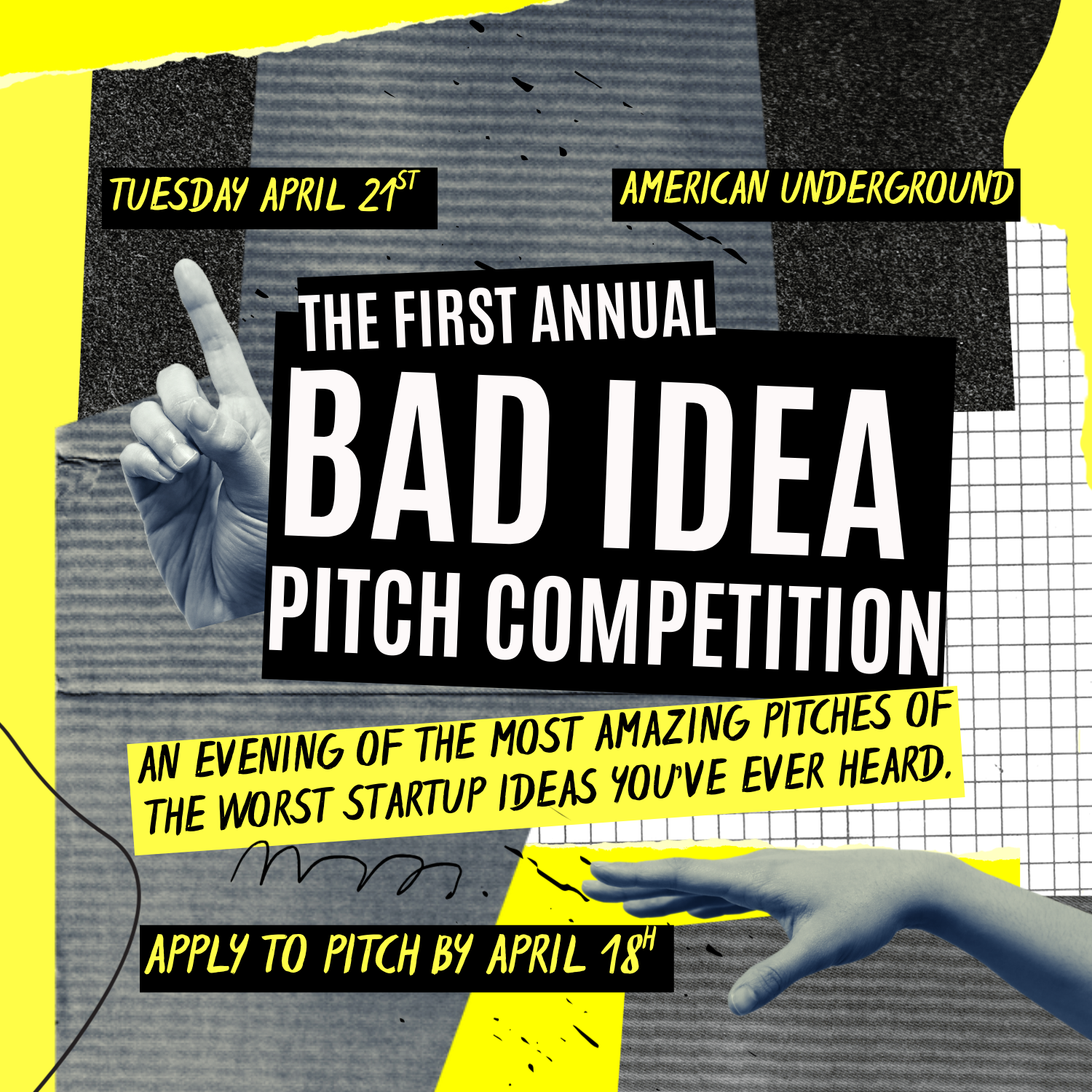 1st Annual Bad Idea Pitch Competition (in Partnership with Raleigh-Durham Startup Week)