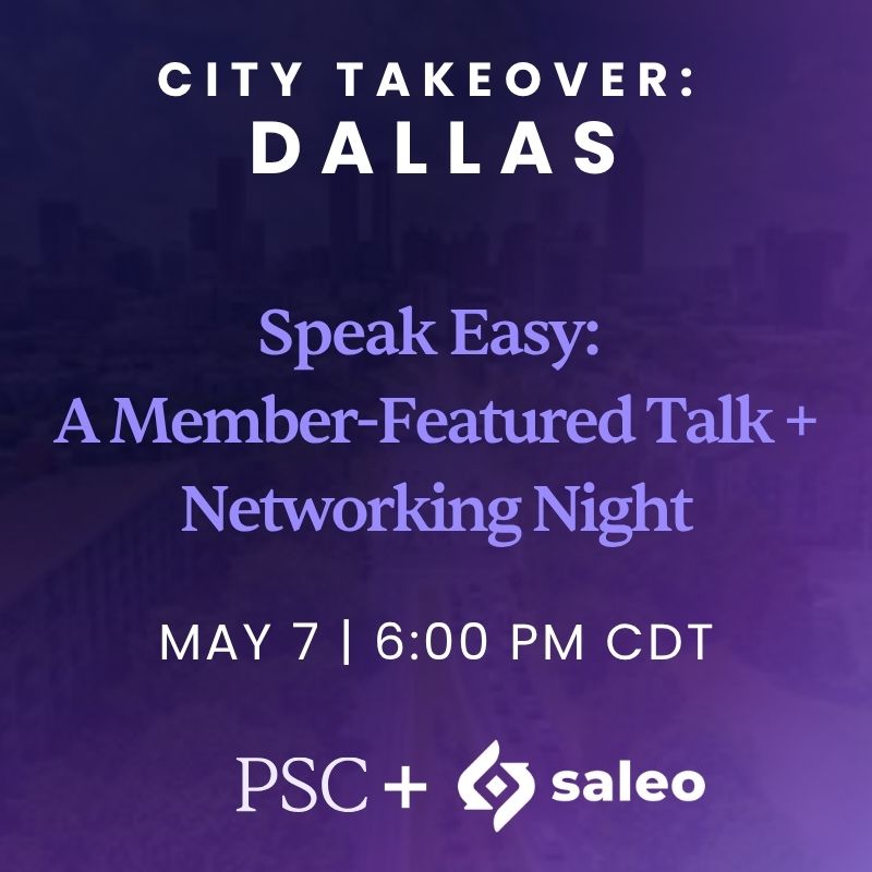 Speak Easy: A Member-Featured Talk + Networking Night