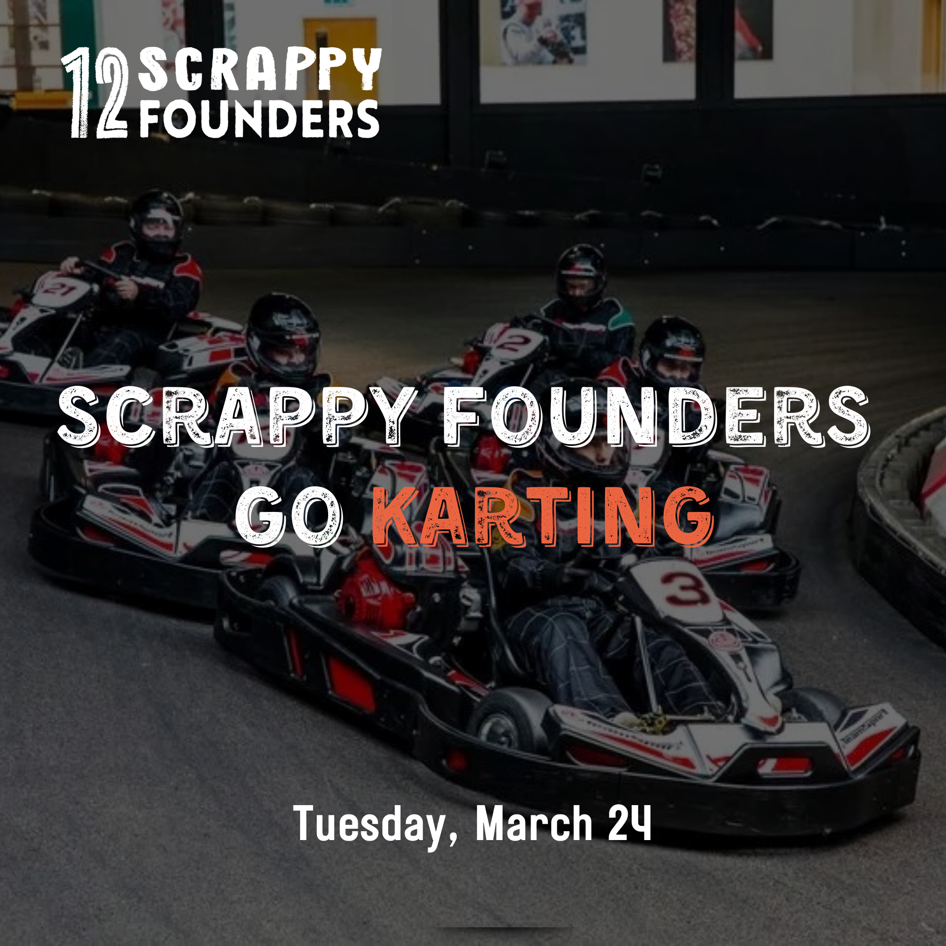 Scrappy AI Founders Go Karting