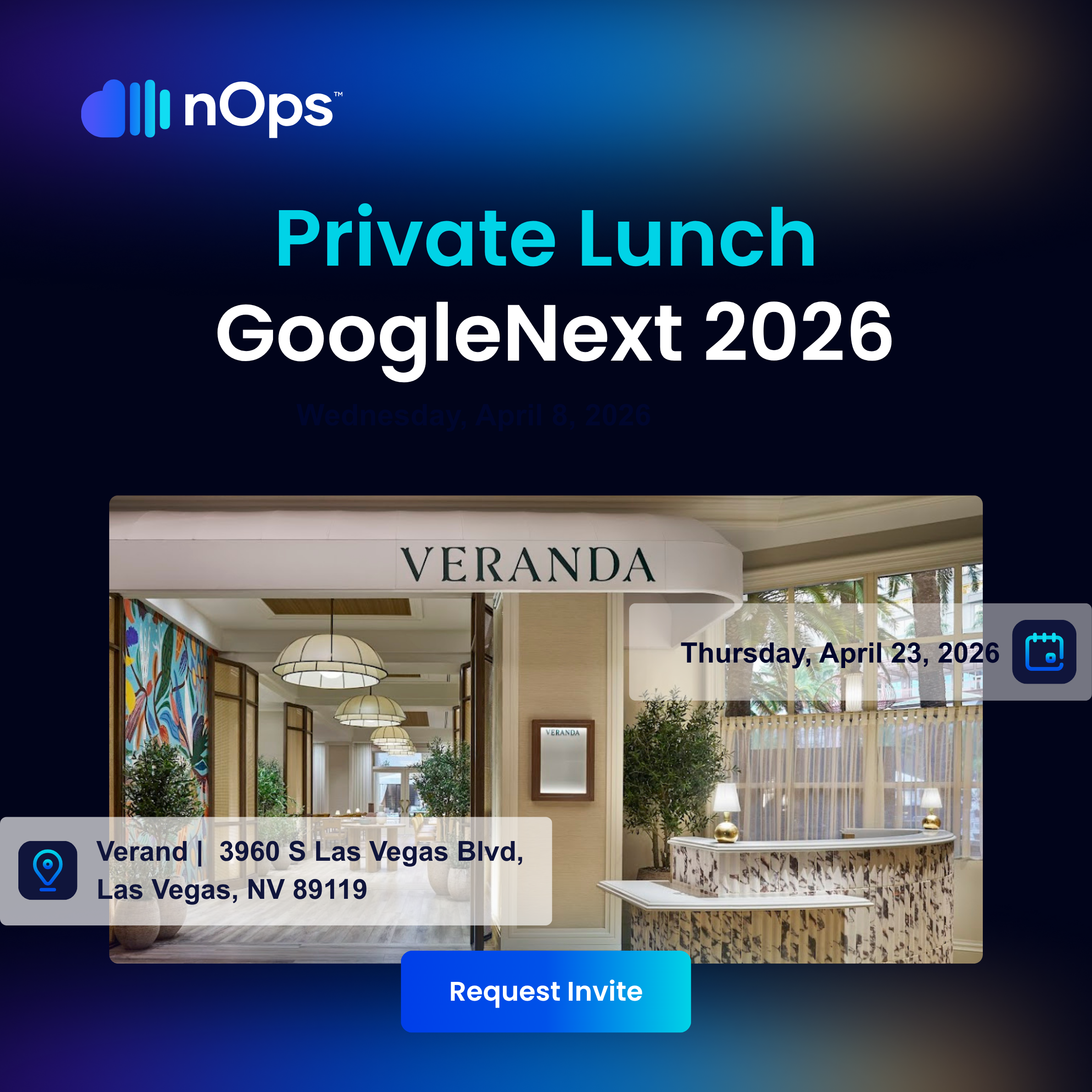 Invite Only: FinOps & CloudOps Lunch at Google Next