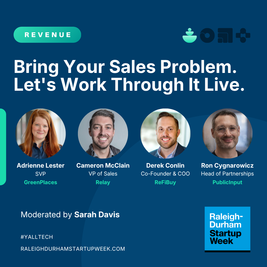 Bring Your Sales Problem. Let's Work Through It Live.