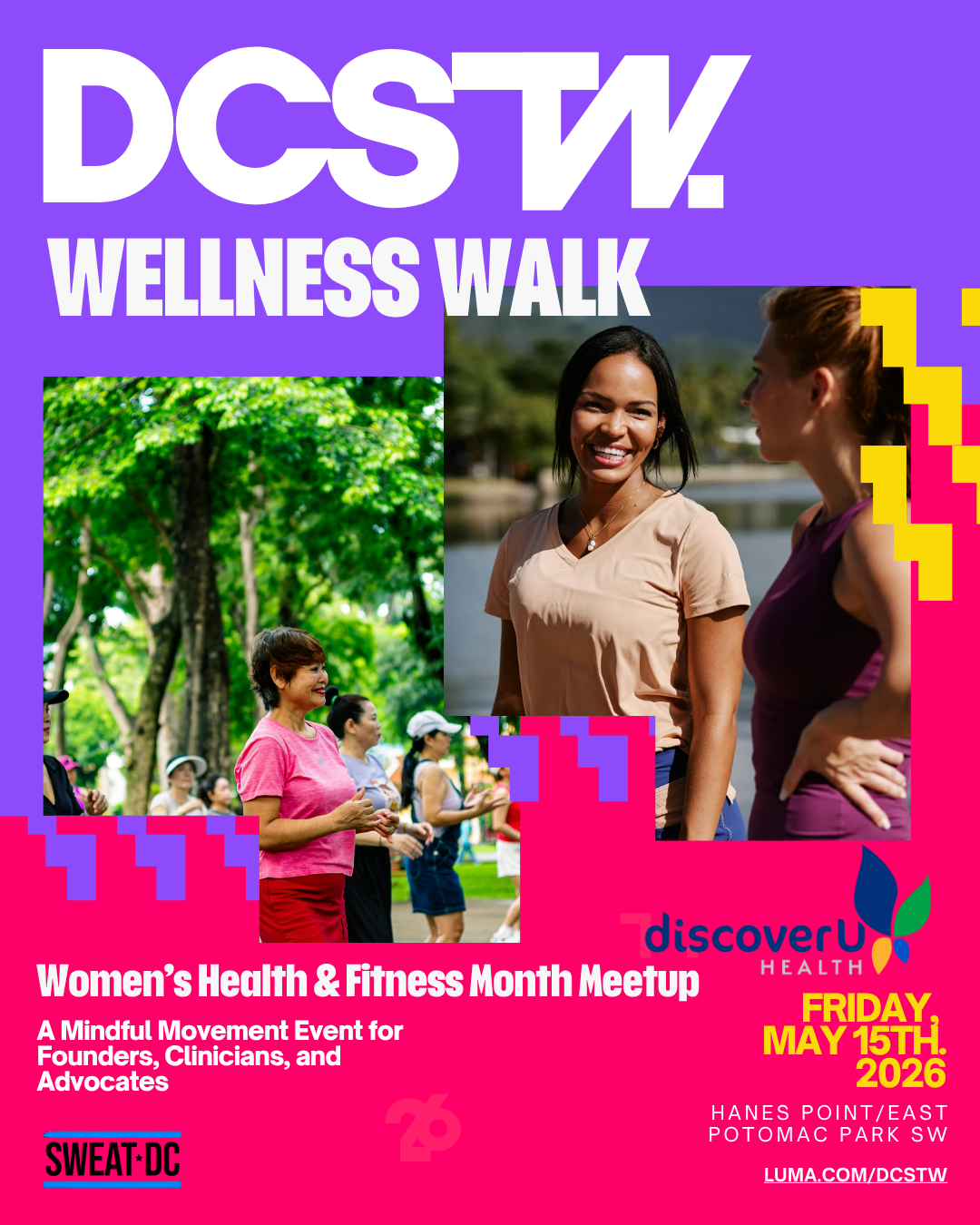 DCSTW Wellness Walk | Women’s Health & Fitness Month Meetup