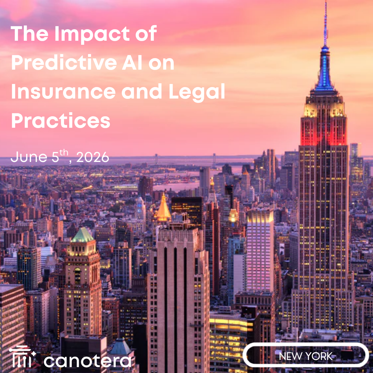 Cover art for #The Impact of Predictive AI on Insurance and Legal Practices — New York, NY