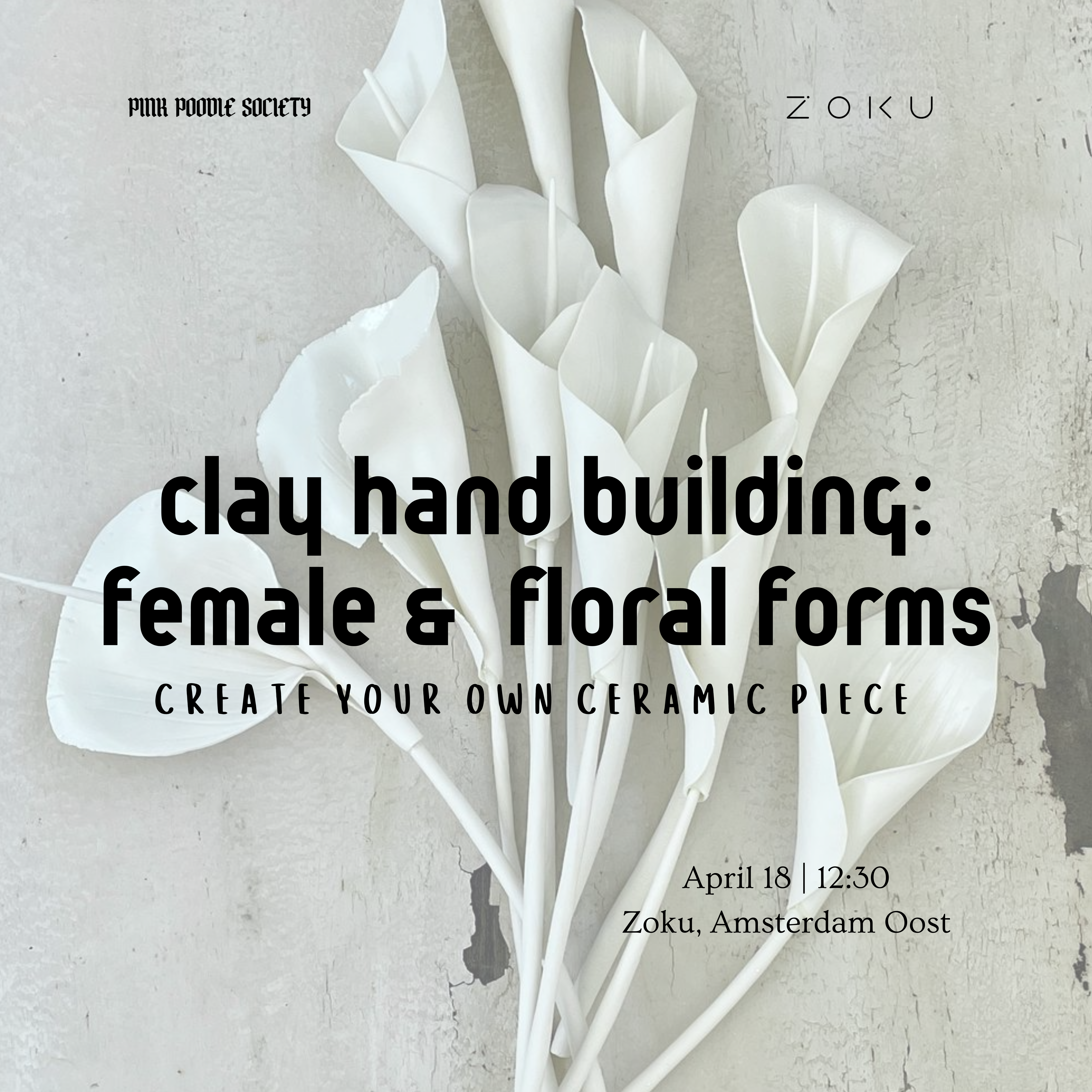 Amsterdam | Clay Hand Building : Female & Floral Forms