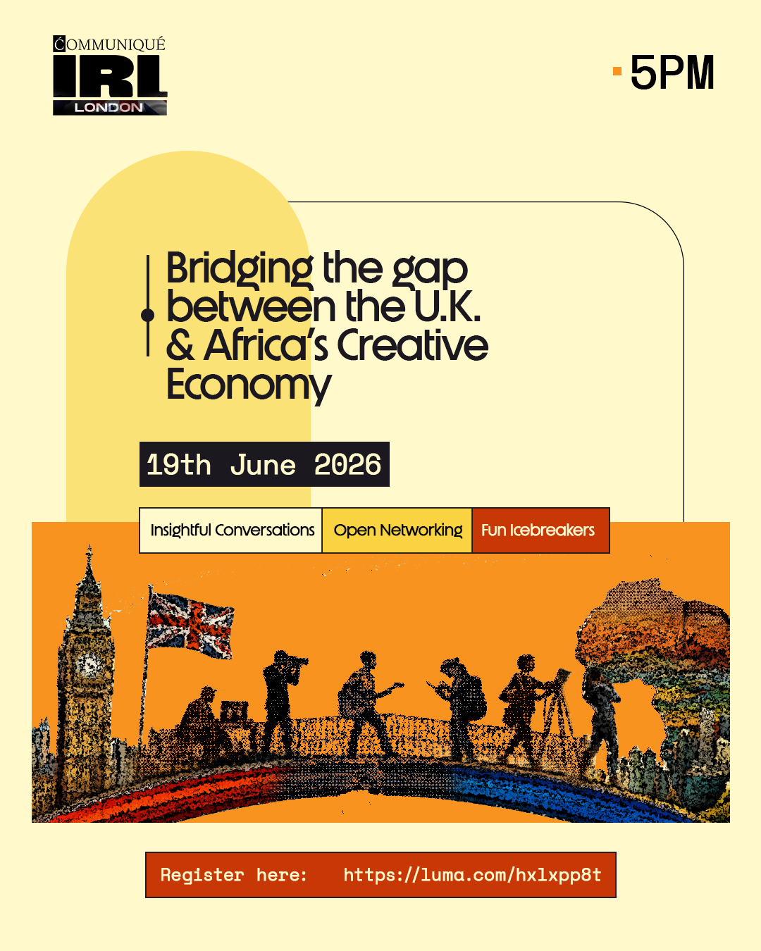 Cover art for #Communiqué IRL London — Bush House South West Wing, King's College London