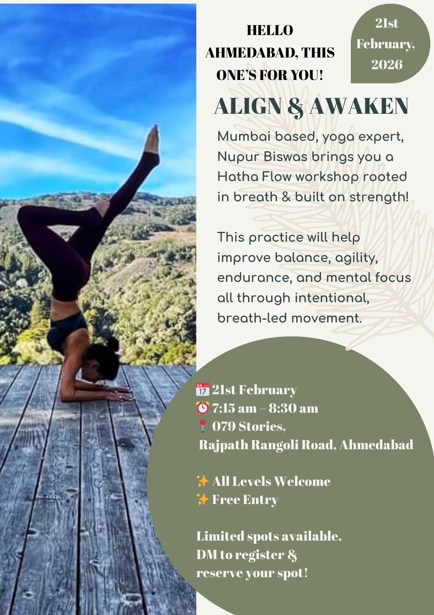 ALIGN & AWAKEN - Hatha Flow Workshop