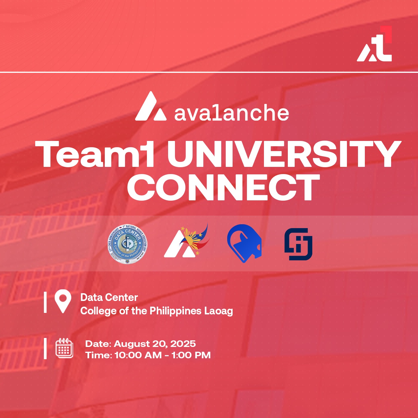 Team1 University Connect North Luzon Region @ Data Center College of The Philippines of Laoag City, Ilocos Norte