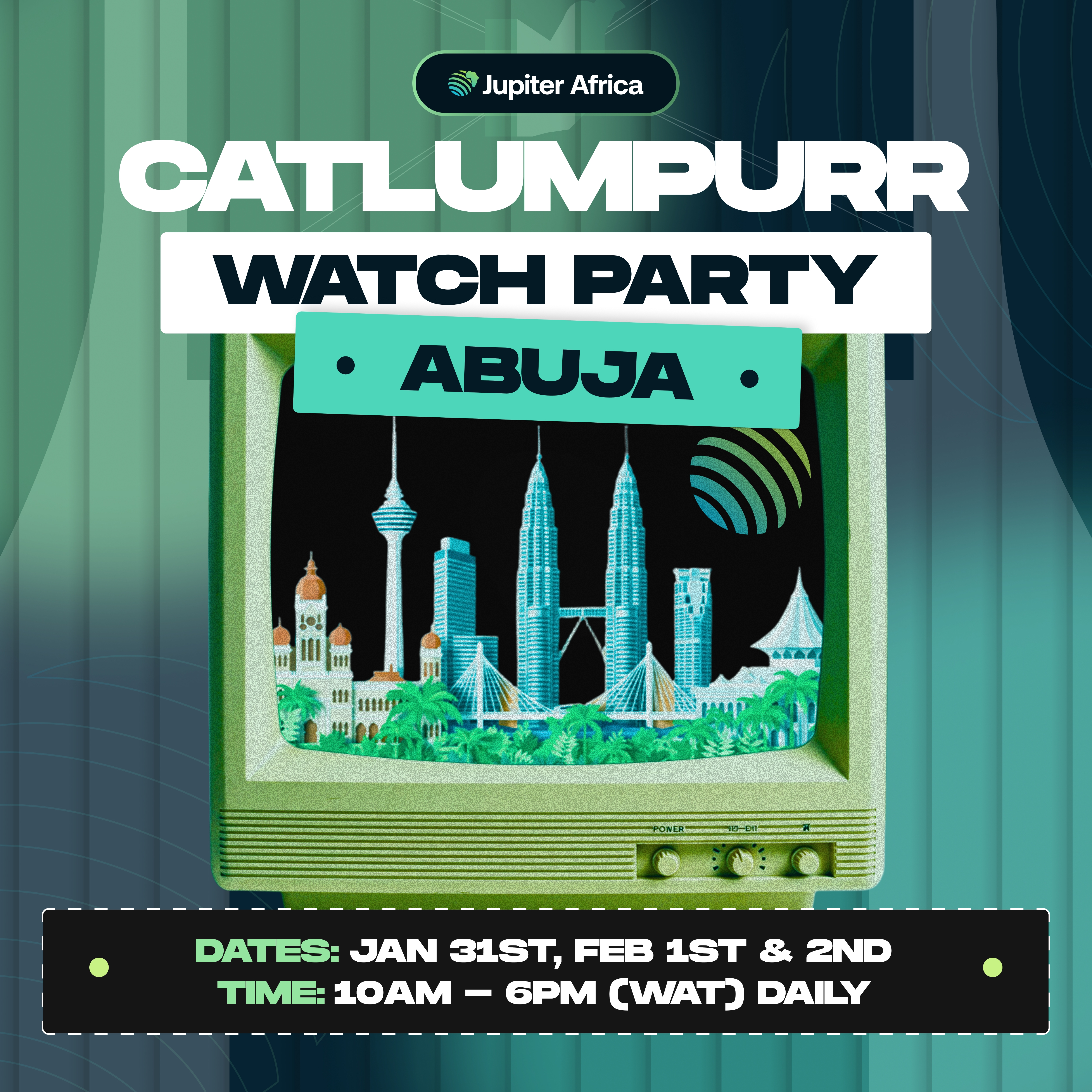 CATLUMPURR WATCH PARTY - ABUJA