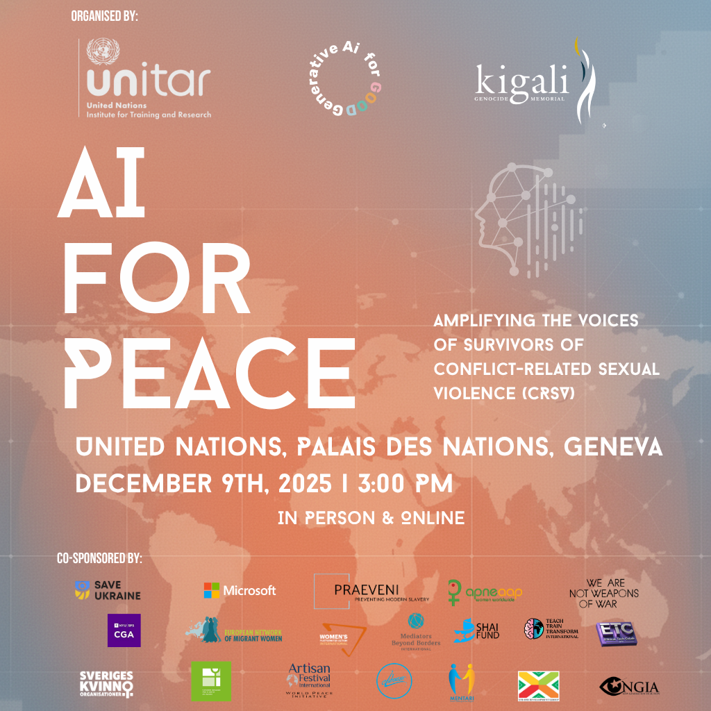 AI for Peace: Amplifying the voices of survivors of conflict-related sexual violence (CRSV)
