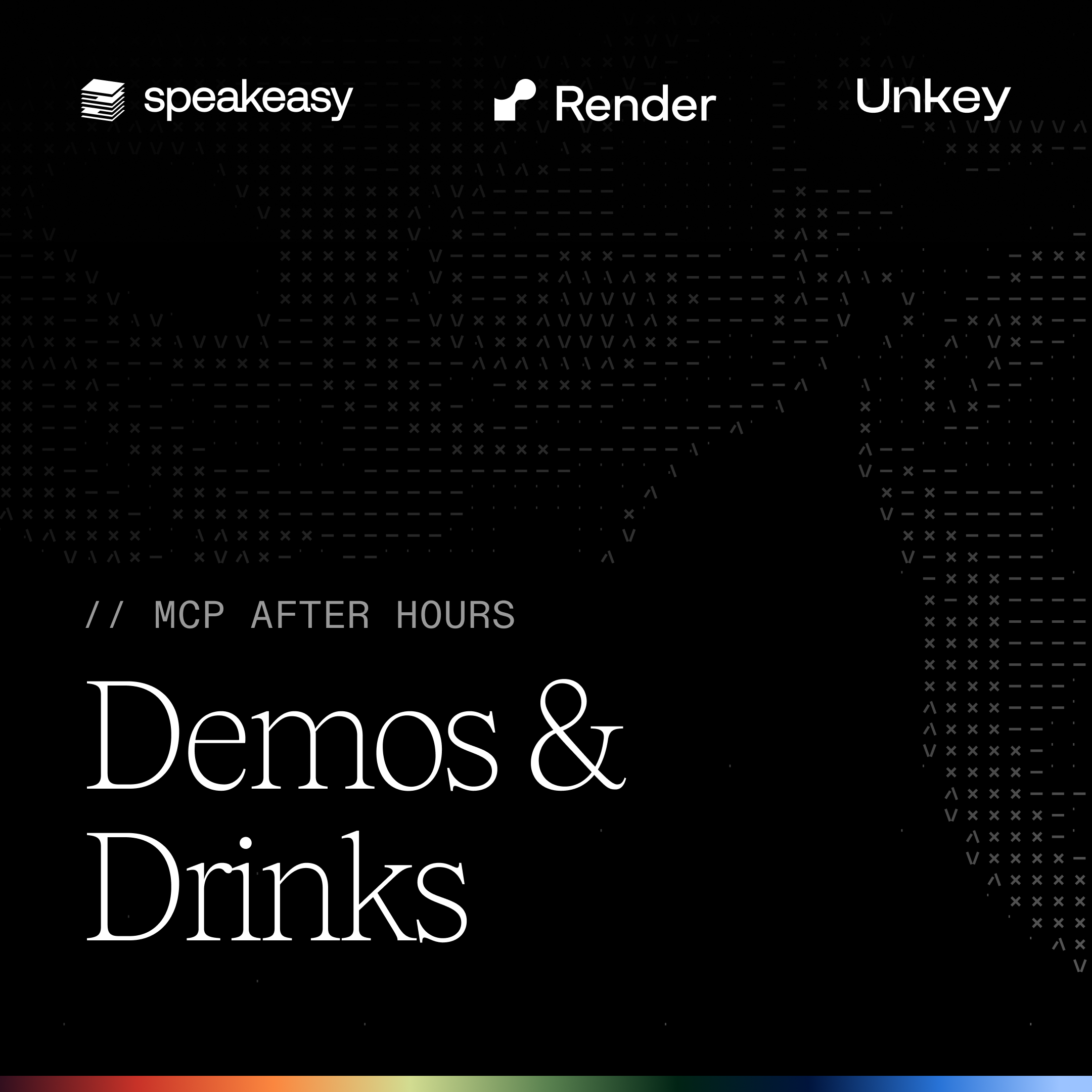 Drinks & Demos
