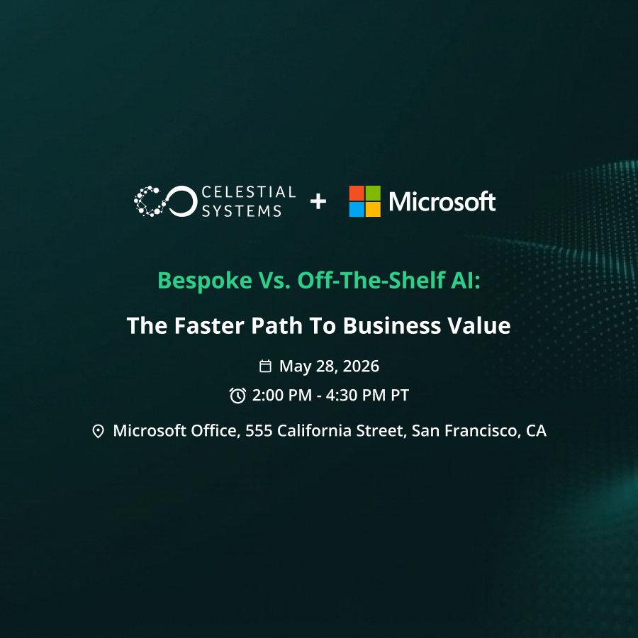 Cover art for #Bespoke vs. Off-the-Shelf AI: The Faster Path to Business Value — Microsoft Reactor