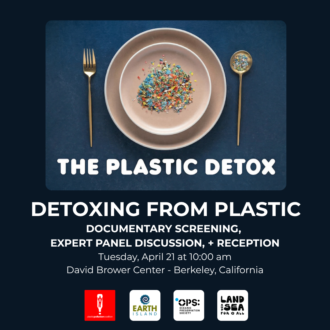 Detoxing from Plastic: Documentary Screening, Panel Discussion and Networking Reception