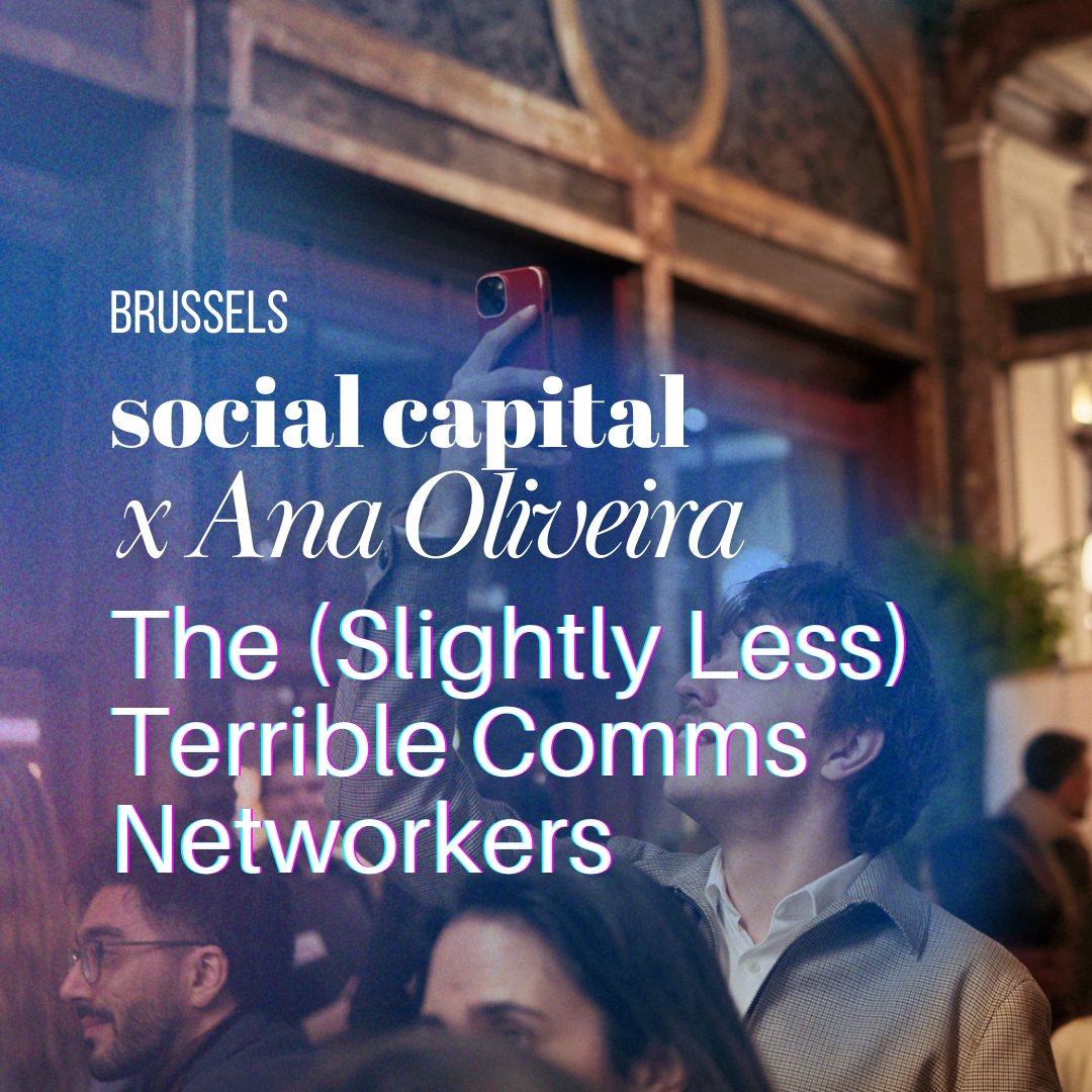 The (Slightly Less) Terrible Comms Networkers • Drinks