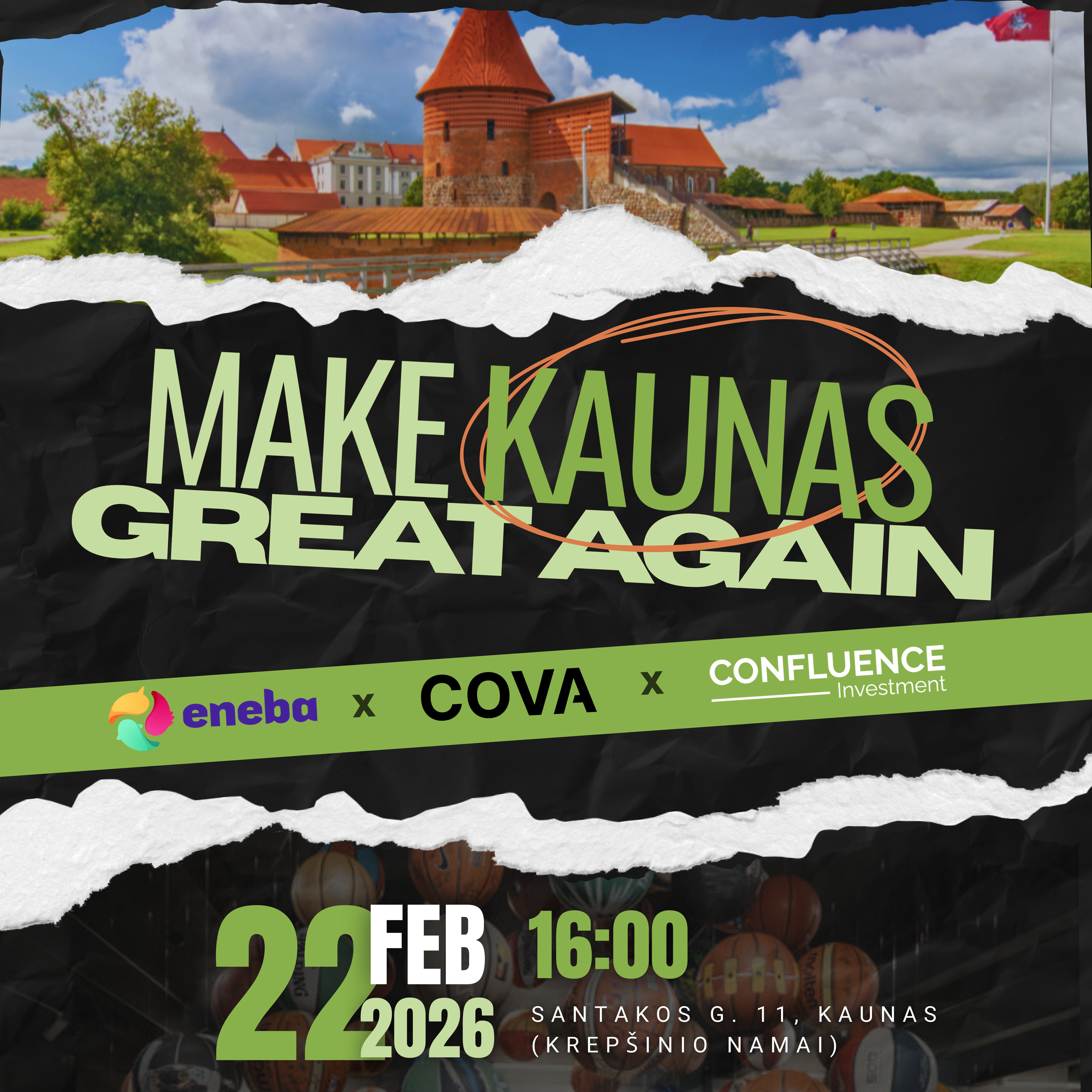 Make Kaunas great again (Snacks. Drinks. New people. Real opportunities)