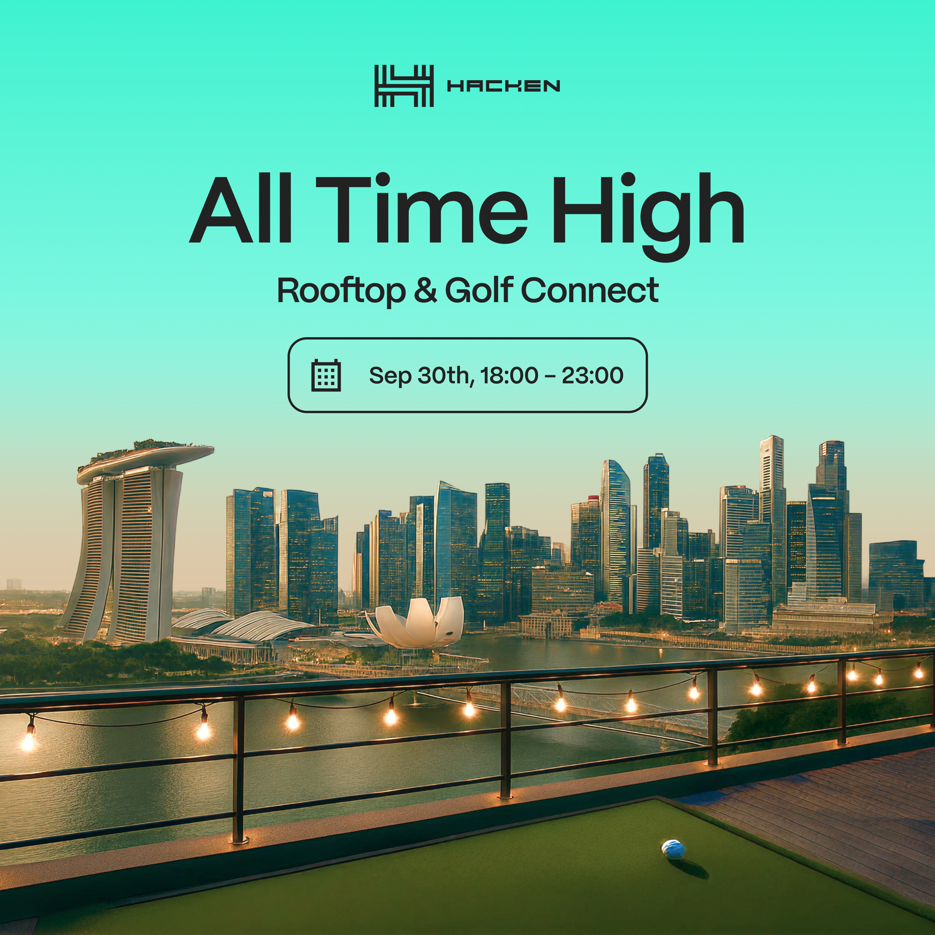 Crypto Nomads | All Time High. Rooftop & Golf connect