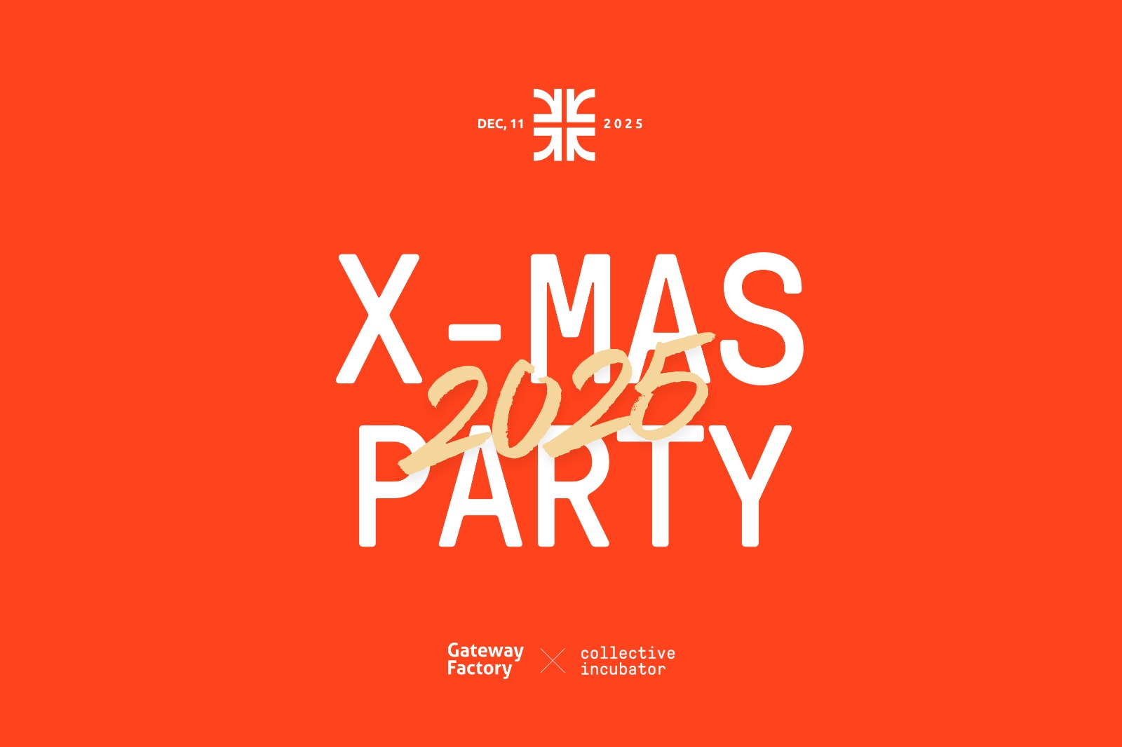 Startup Community X-mas Party | Gateway Factory x Collective Incubator