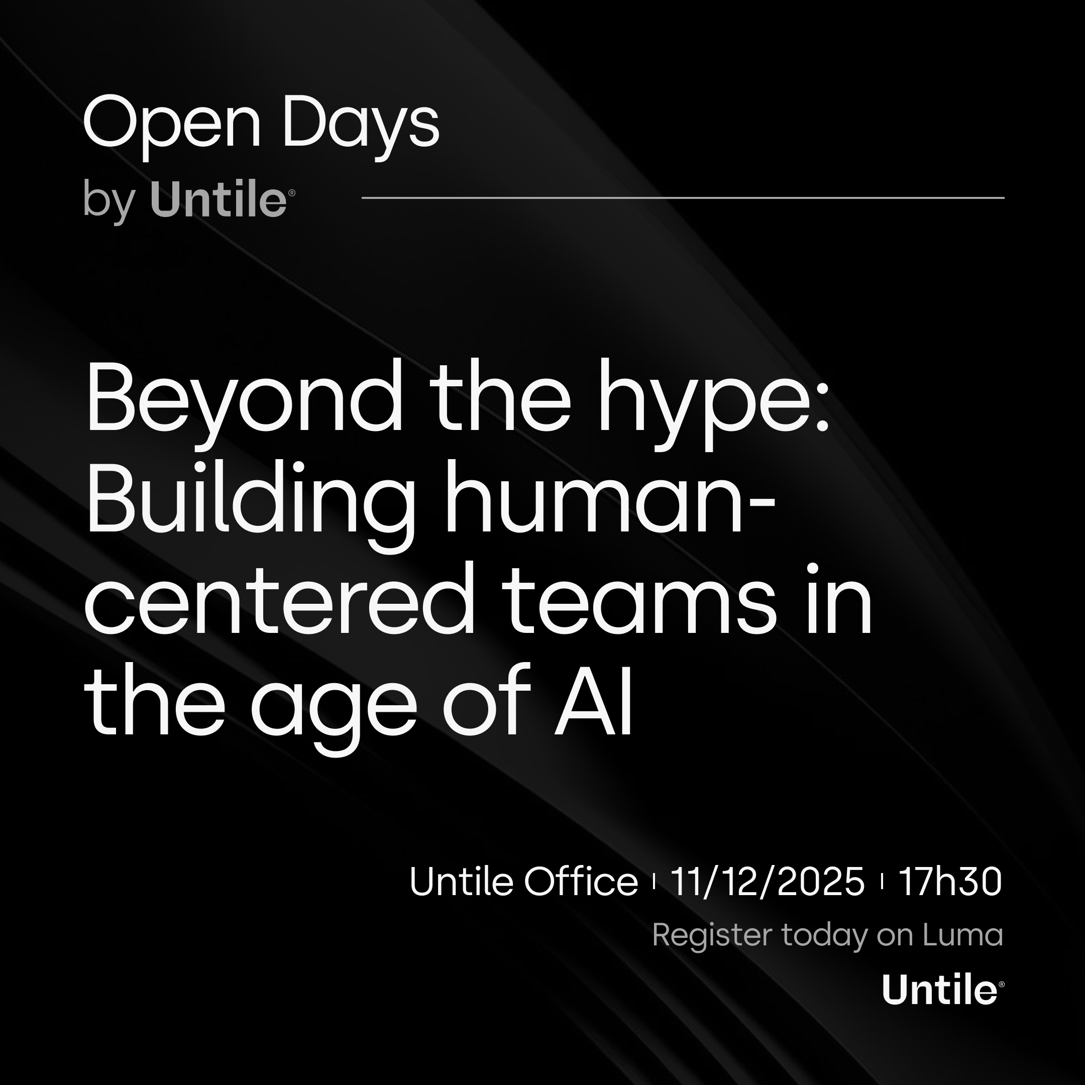 Open days by Untile | 4th Edition