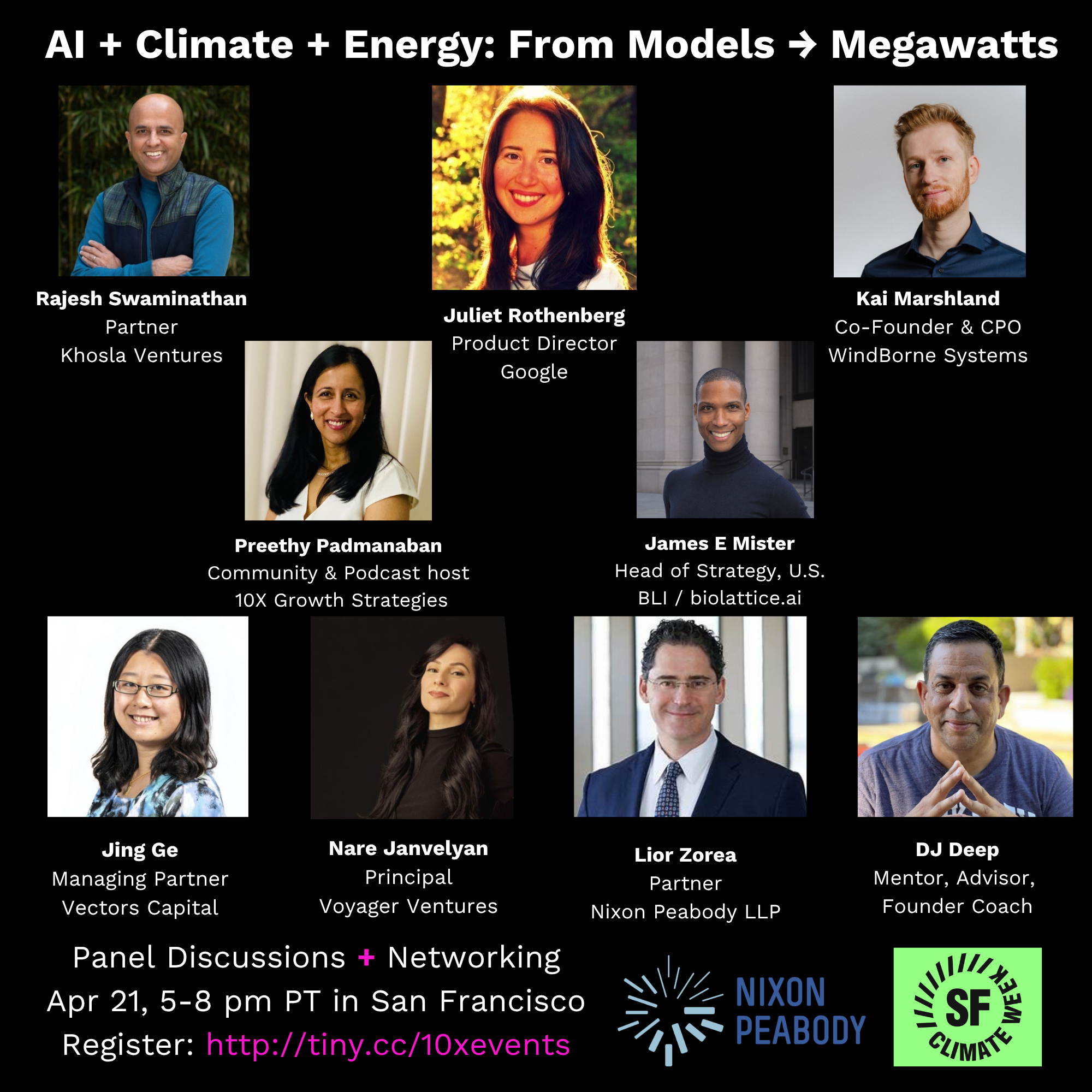 SOLD OUT - AI + Climate + Energy: From Models → Megawatts