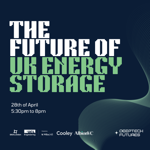 The Future of UK Energy Storage  @ IDEALondon
