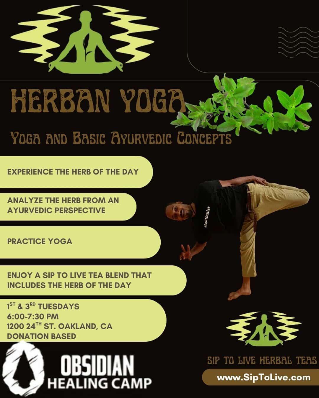 Cover art for #Herban Yoga — Obsidian Healing Camp