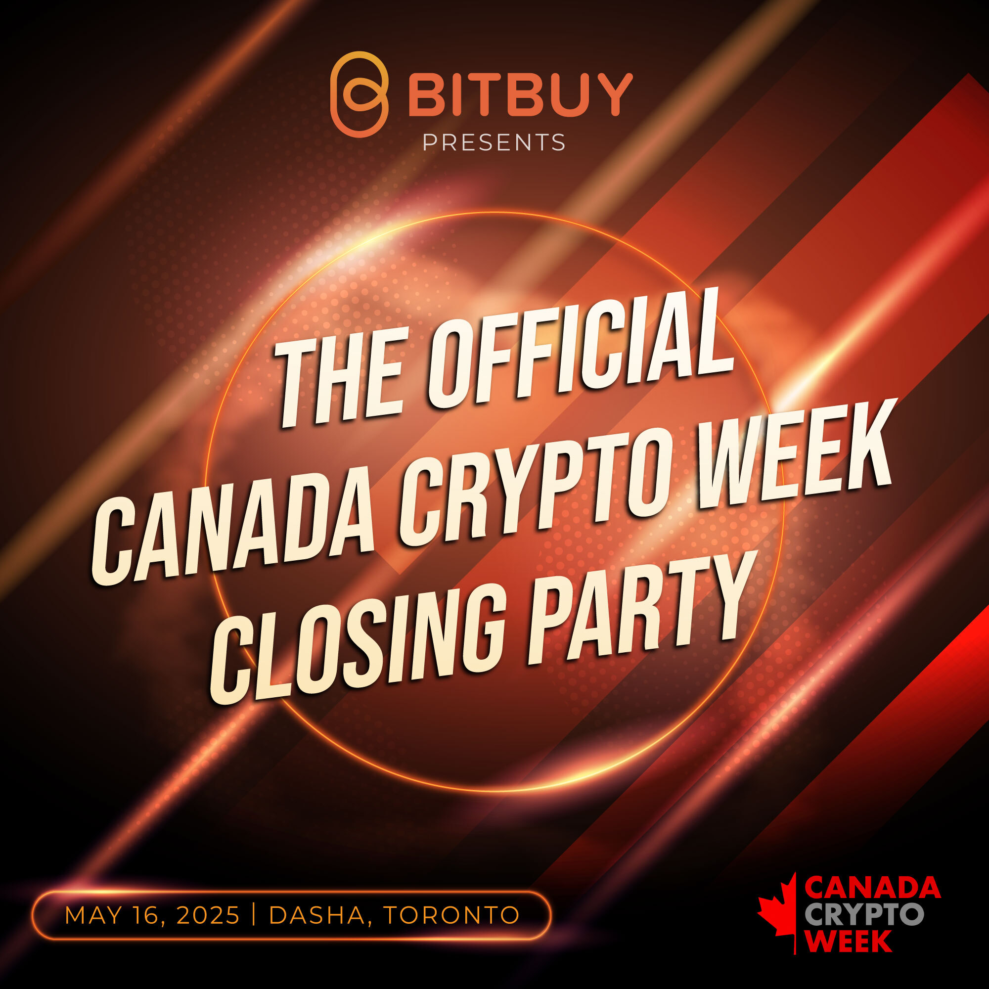 Official Canada Crypto Week Closing Party: Presented by Bitbuy · Luma