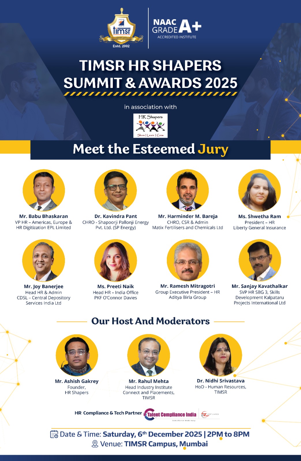 Mumbai HR Leadership Summit and Awards Evening Dec 2025