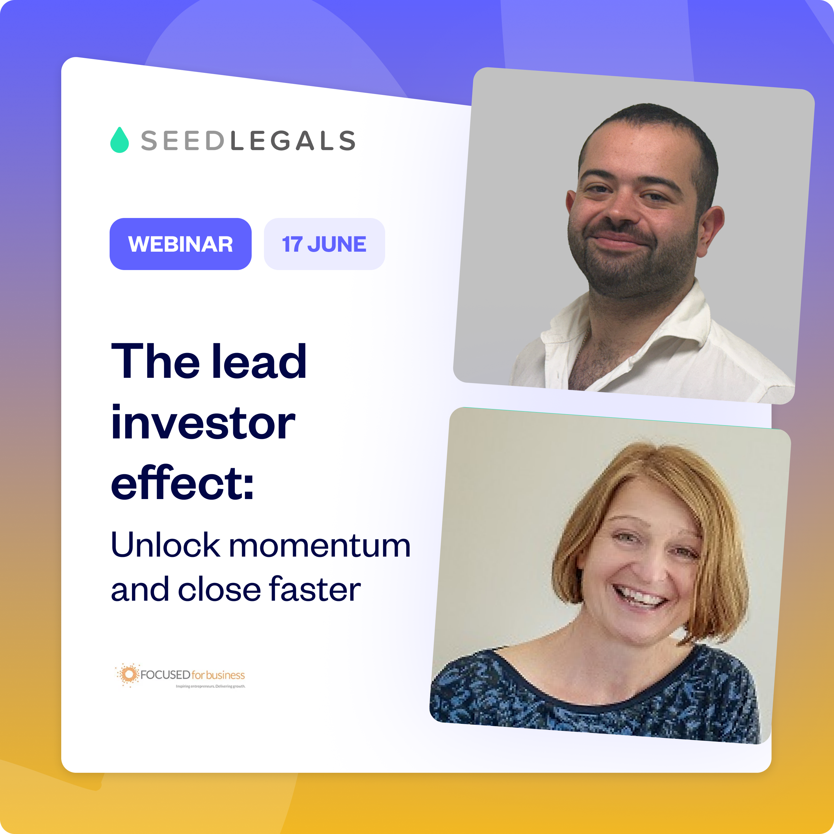 The lead investor effect: Unlock momentum and close faster