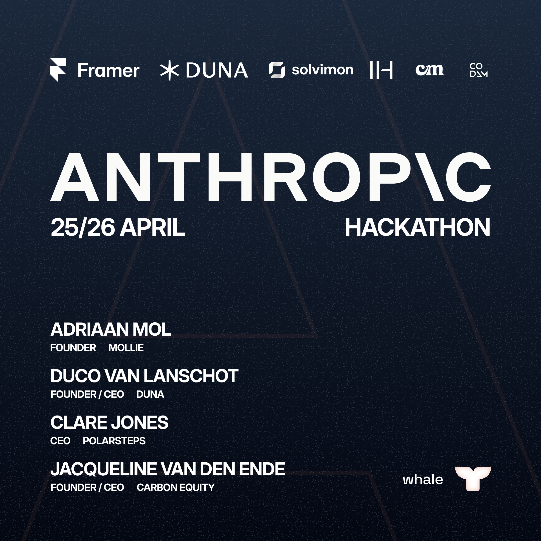Whale x Anthropic: Claude Code Hackaton - Amsterdam