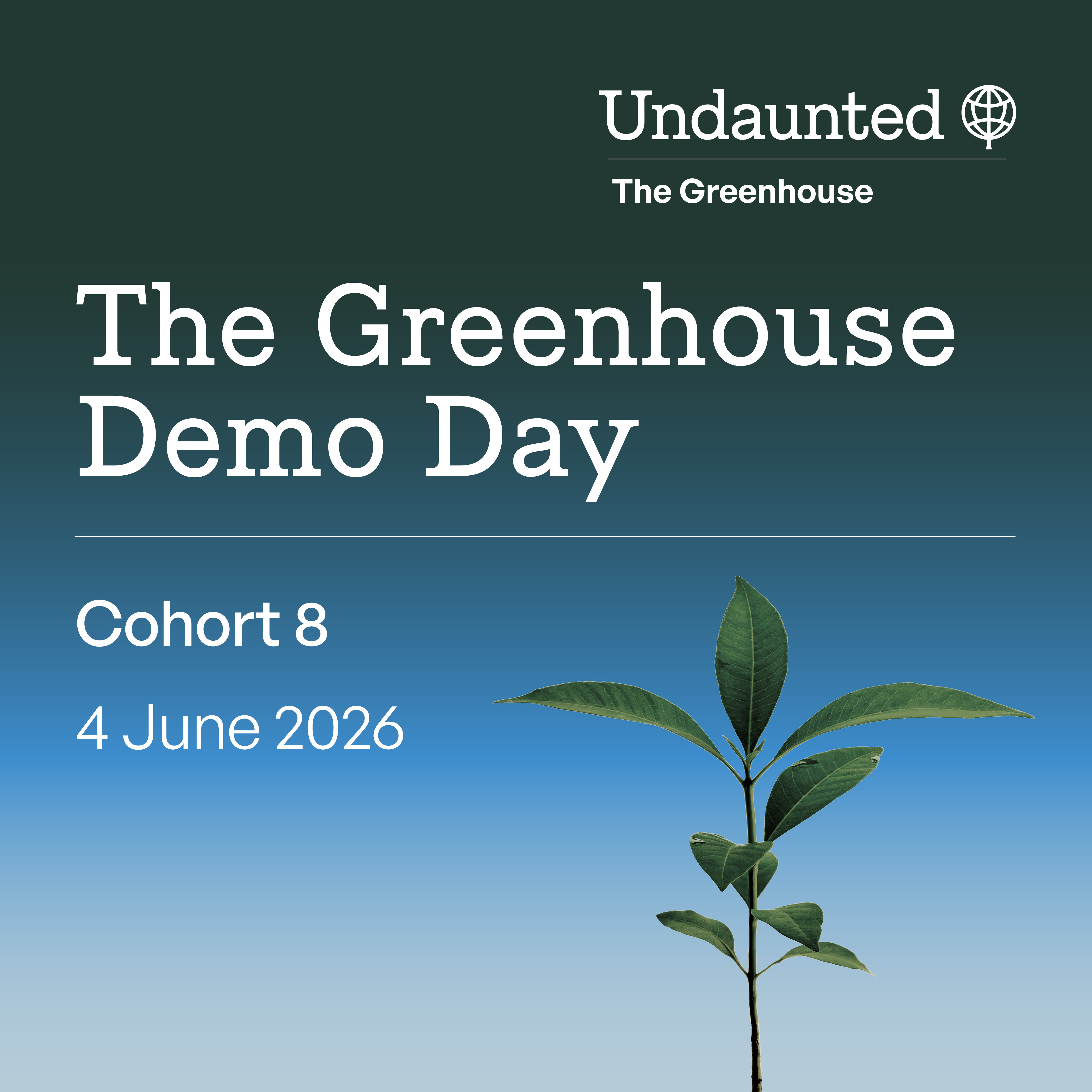 The Greenhouse ClimateTech Demo Day Cohort 8