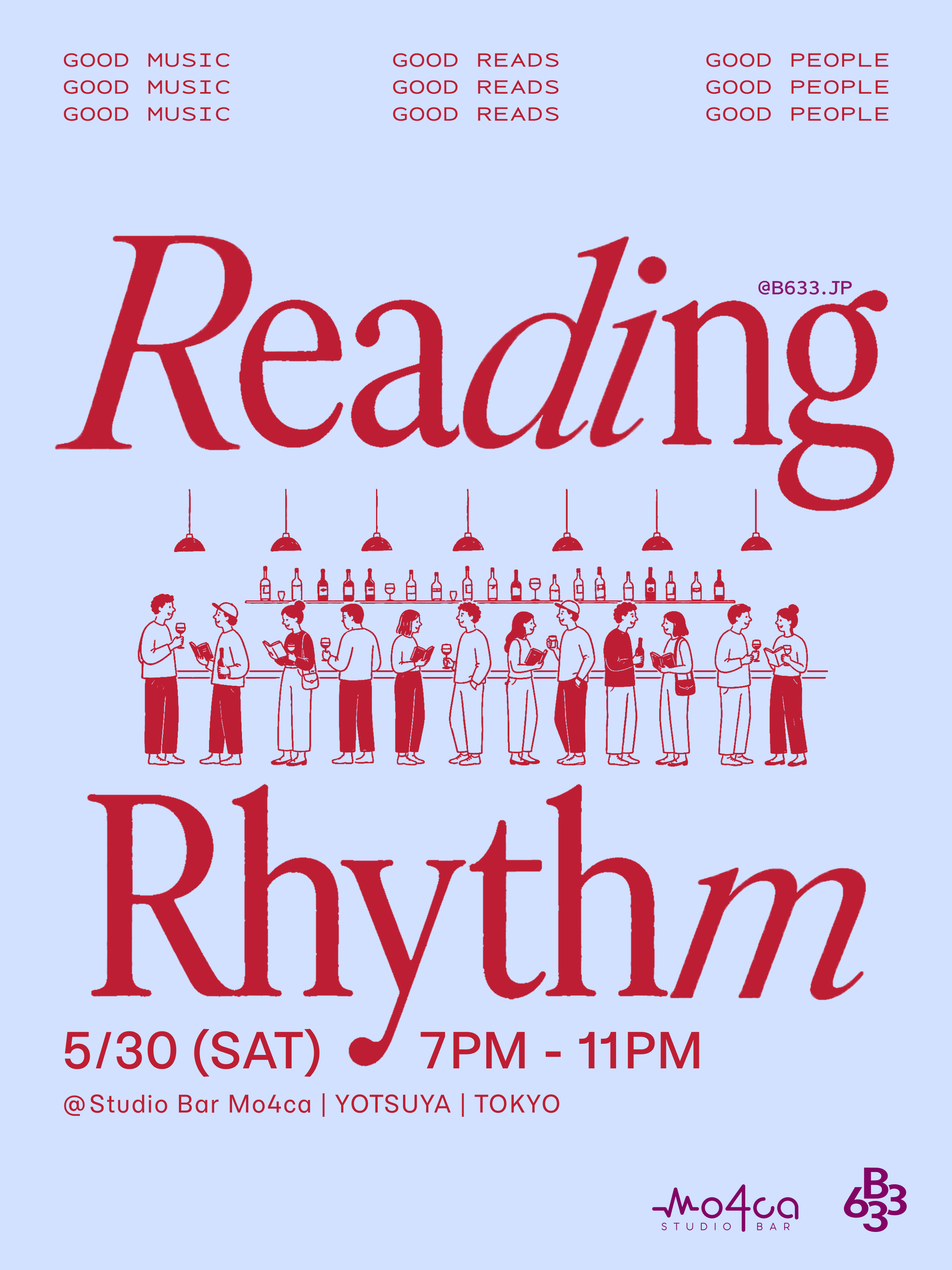 Cover art for #Reading Rhythm — Studio BAR Mo4ca