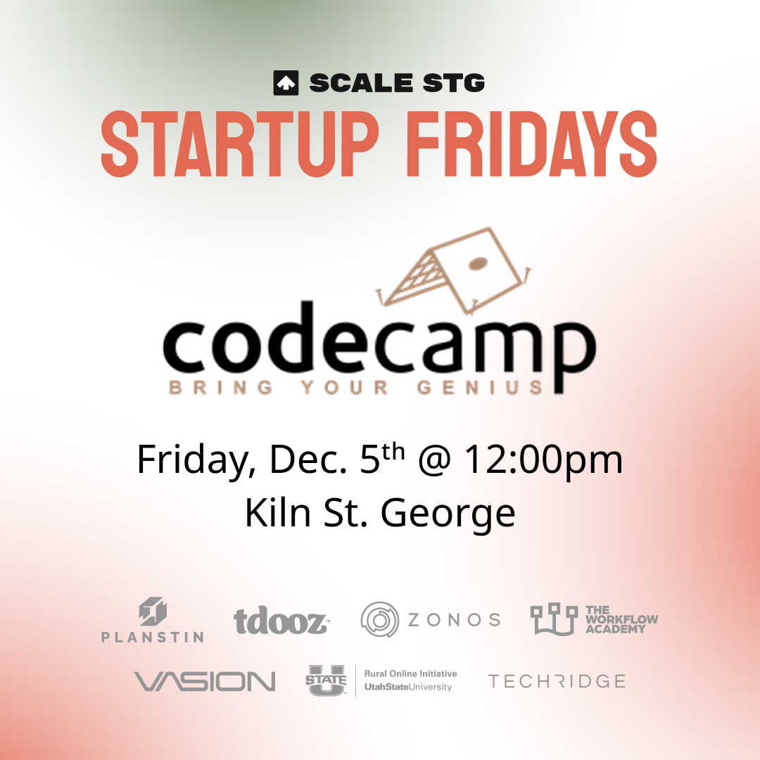 Startup Fridays – featuring the Southern Utah Code Camp winners