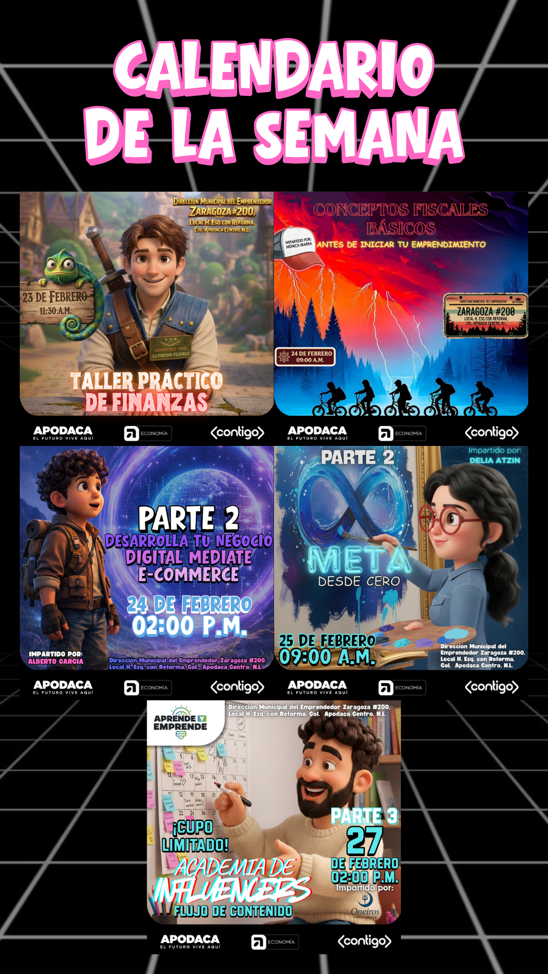 CALENDARIO DE LA SEMANA