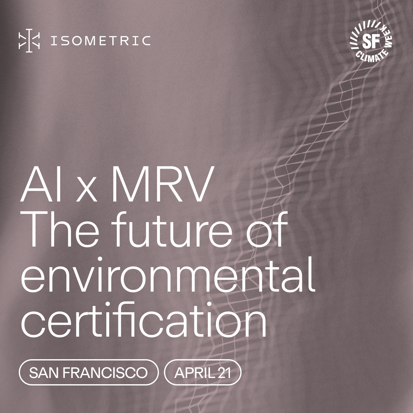 AI x MRV Panel, Demo & Happy Hour