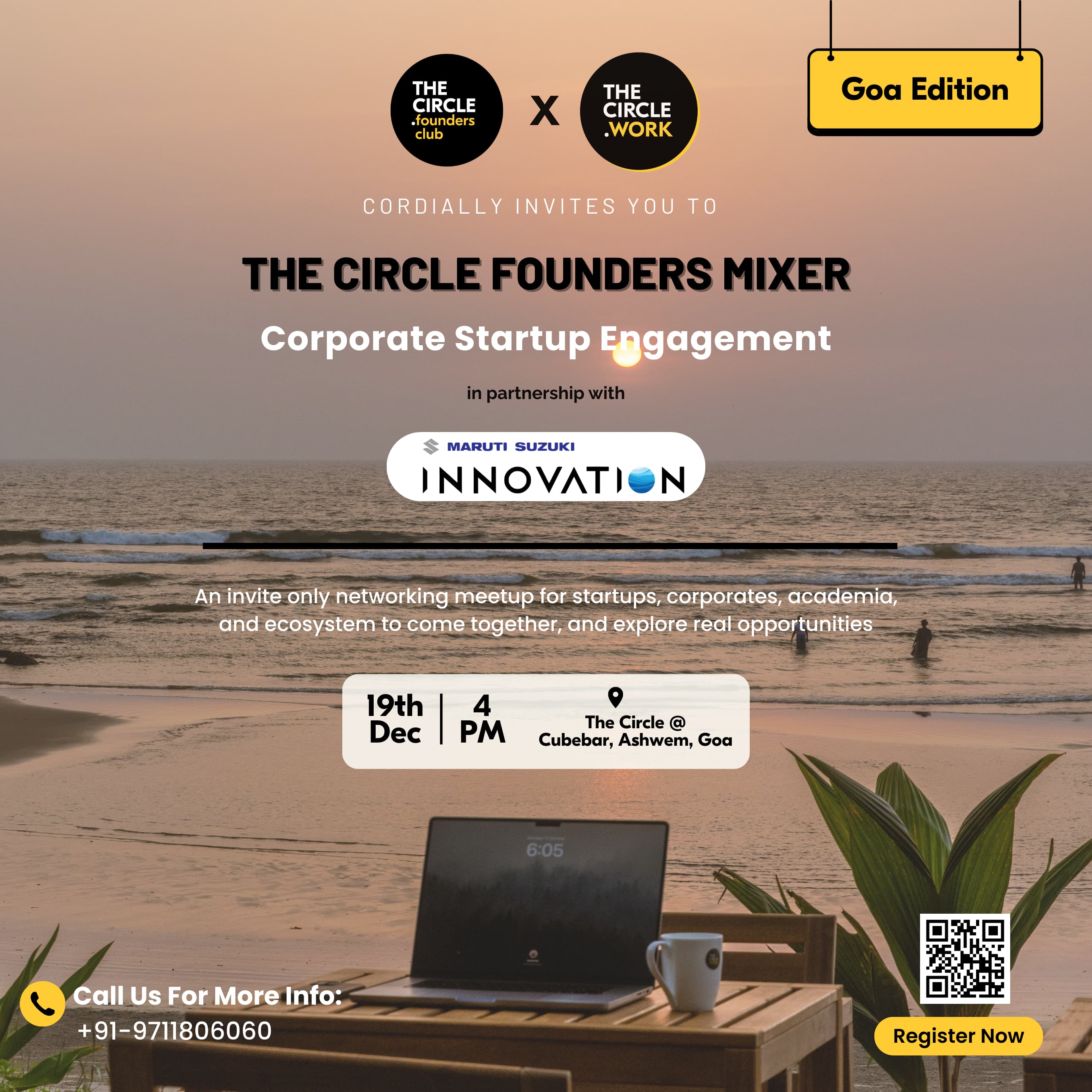 The Circle Founders Mixer | Goa Edition