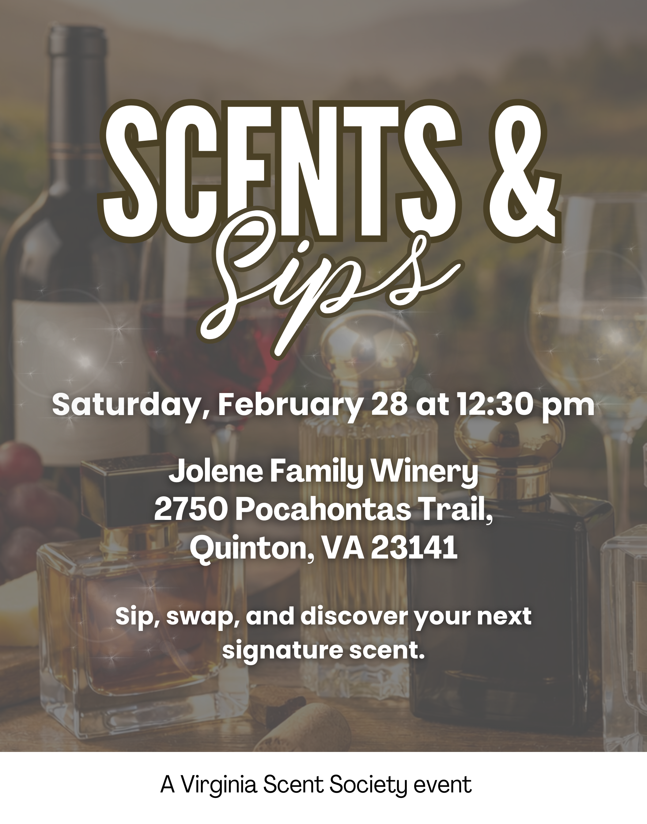 Scents & Sips: An Event for Fragrance Lovers