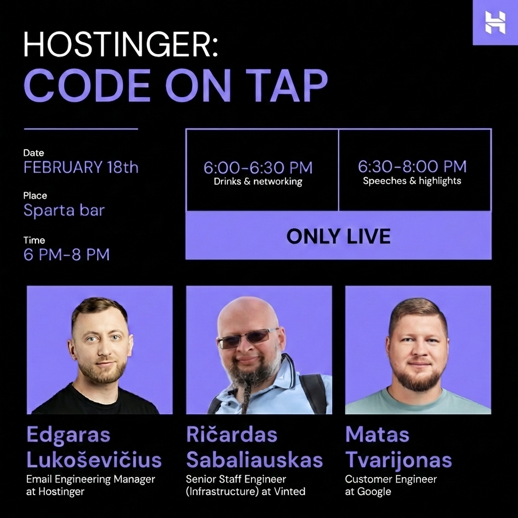 Hostinger: Code on Tap