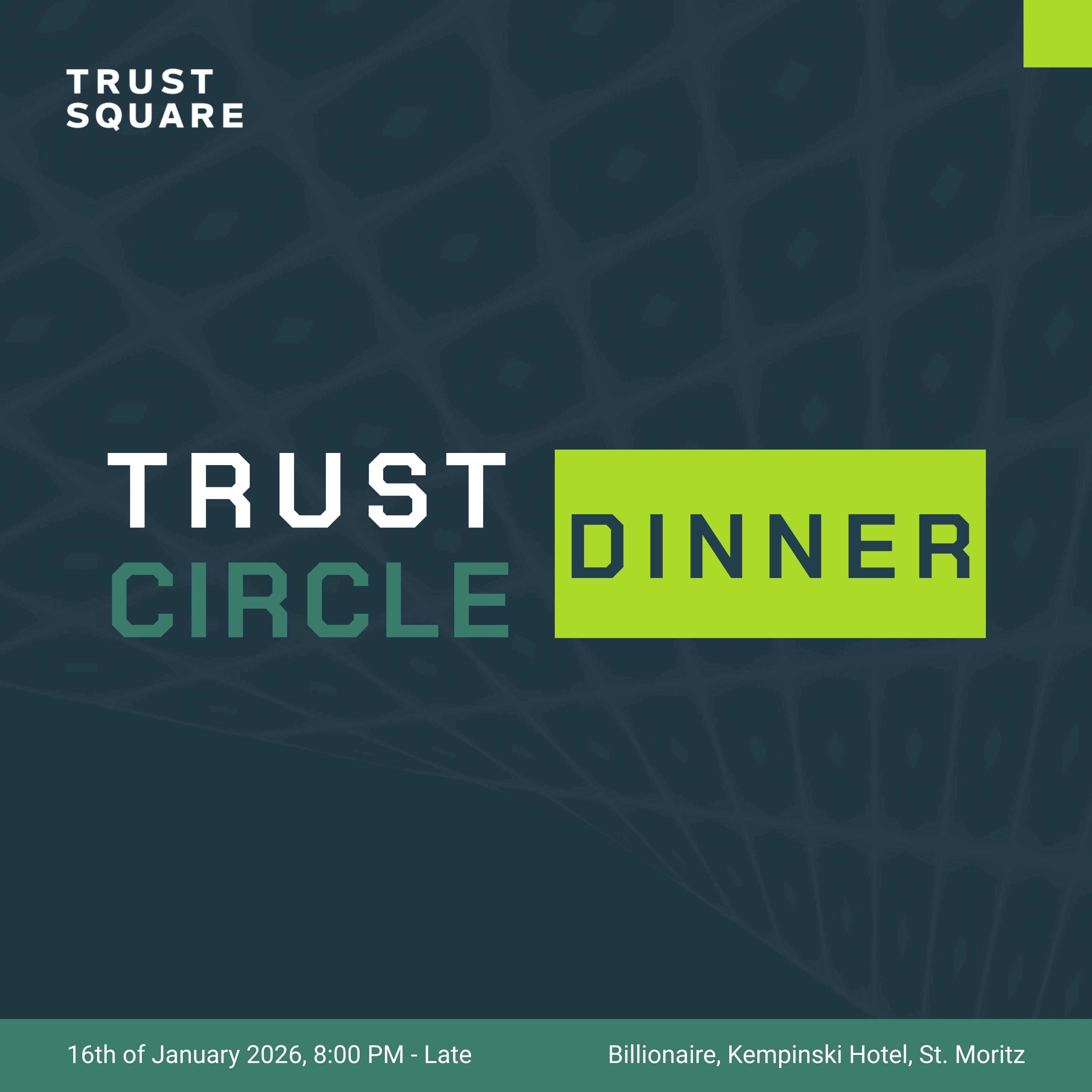 Trust Circle - Dinner