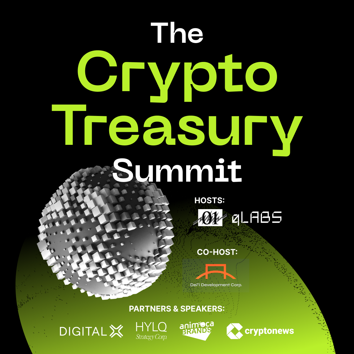 The Crypto Treasury Summit · Luma