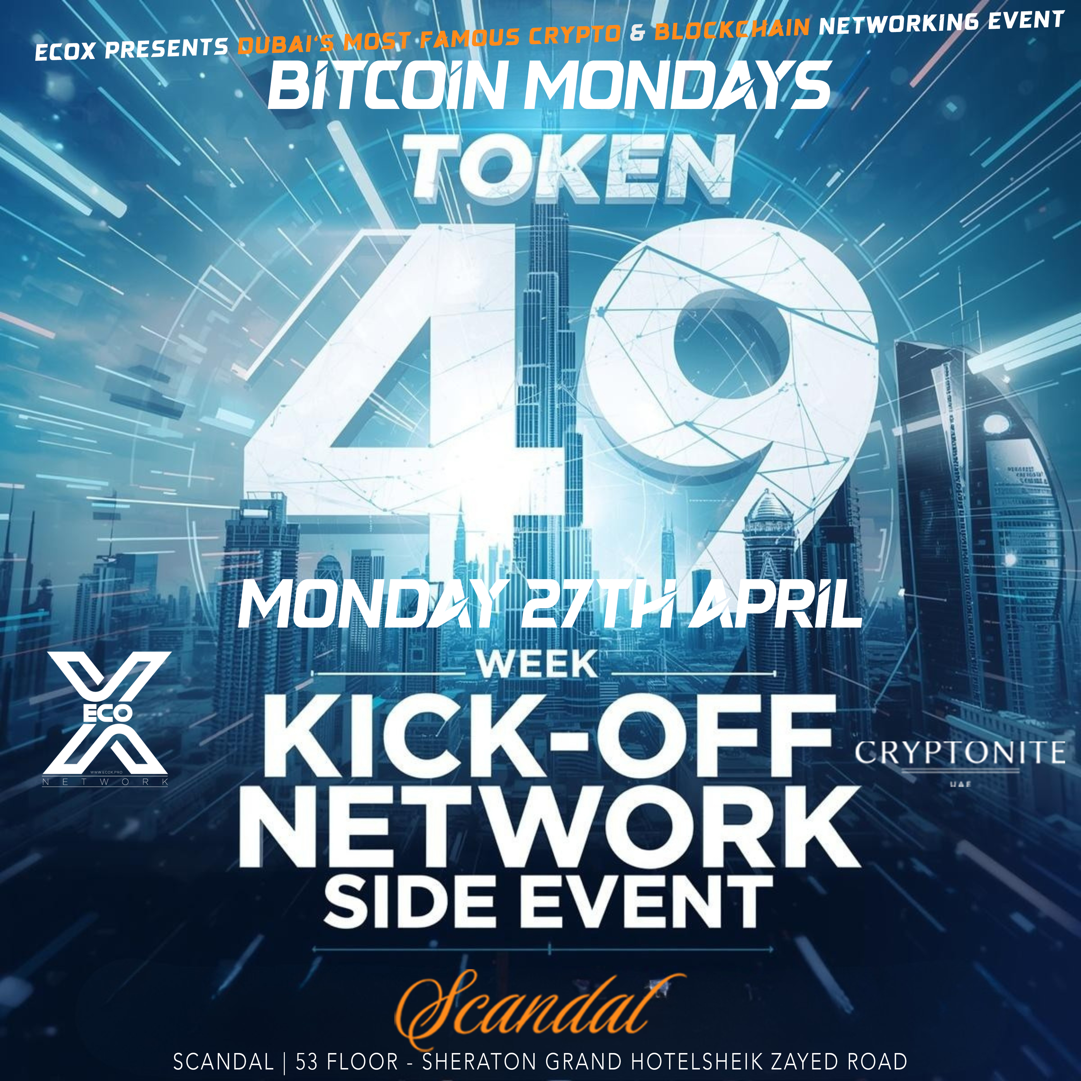 Token49 Week Kickoff - BitCoin Mondays by EcoX Network