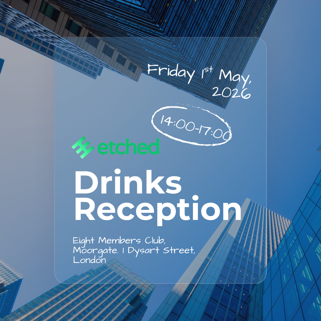 Etched INTA Drinks Reception