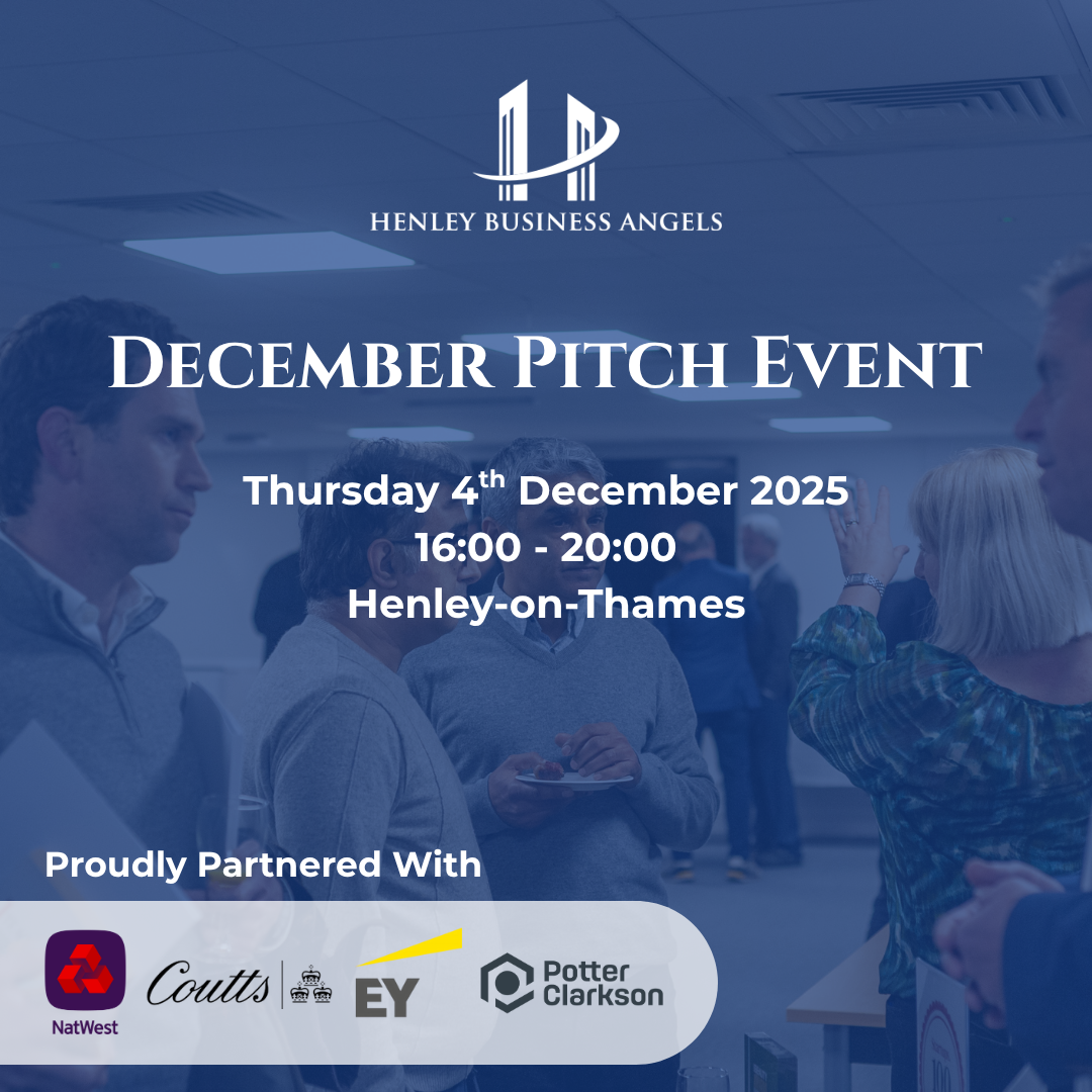 Henley Business Angels - December Pitch Event
