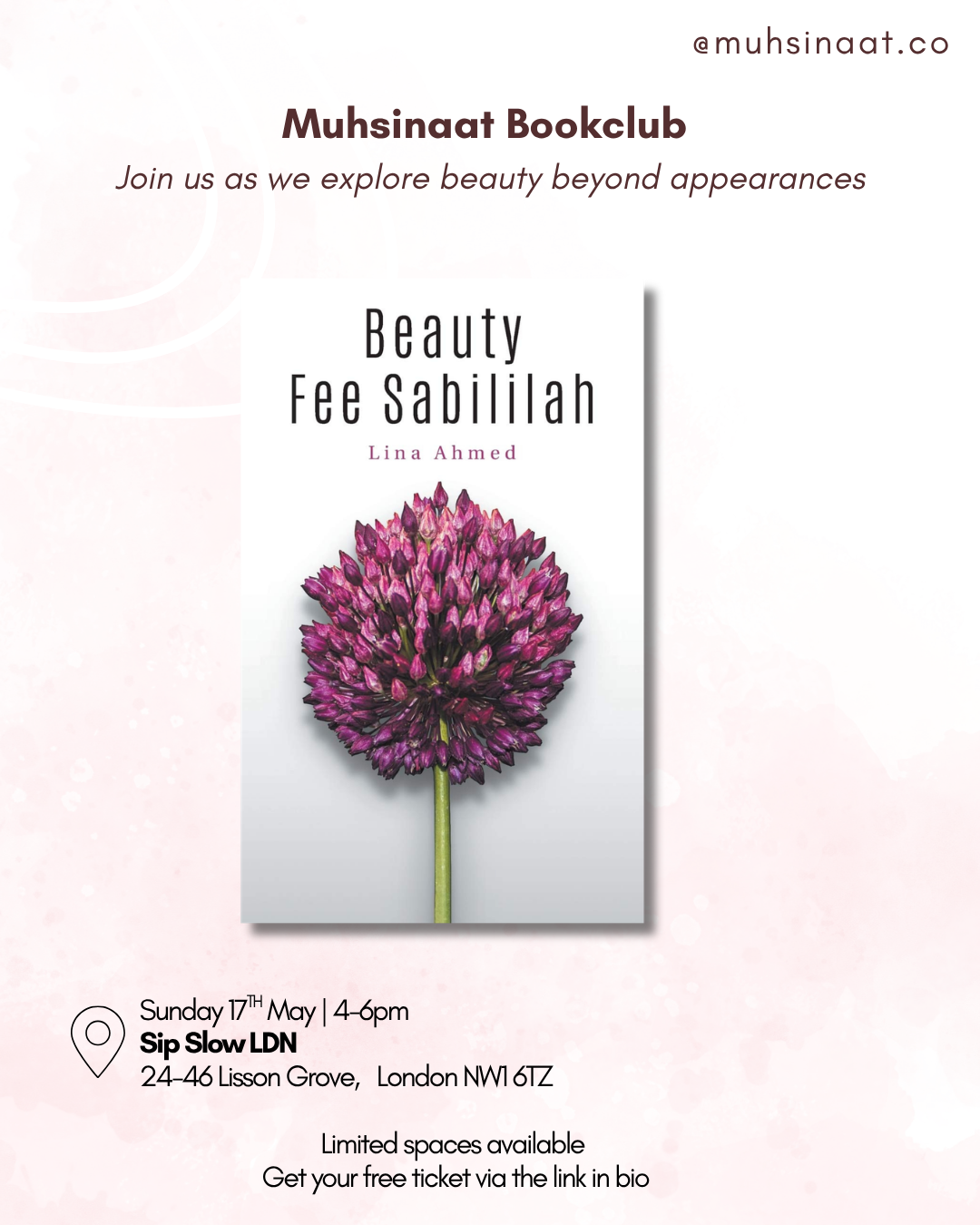 Muhsinaat Bookclub: Beauty Fee Sabilillah
