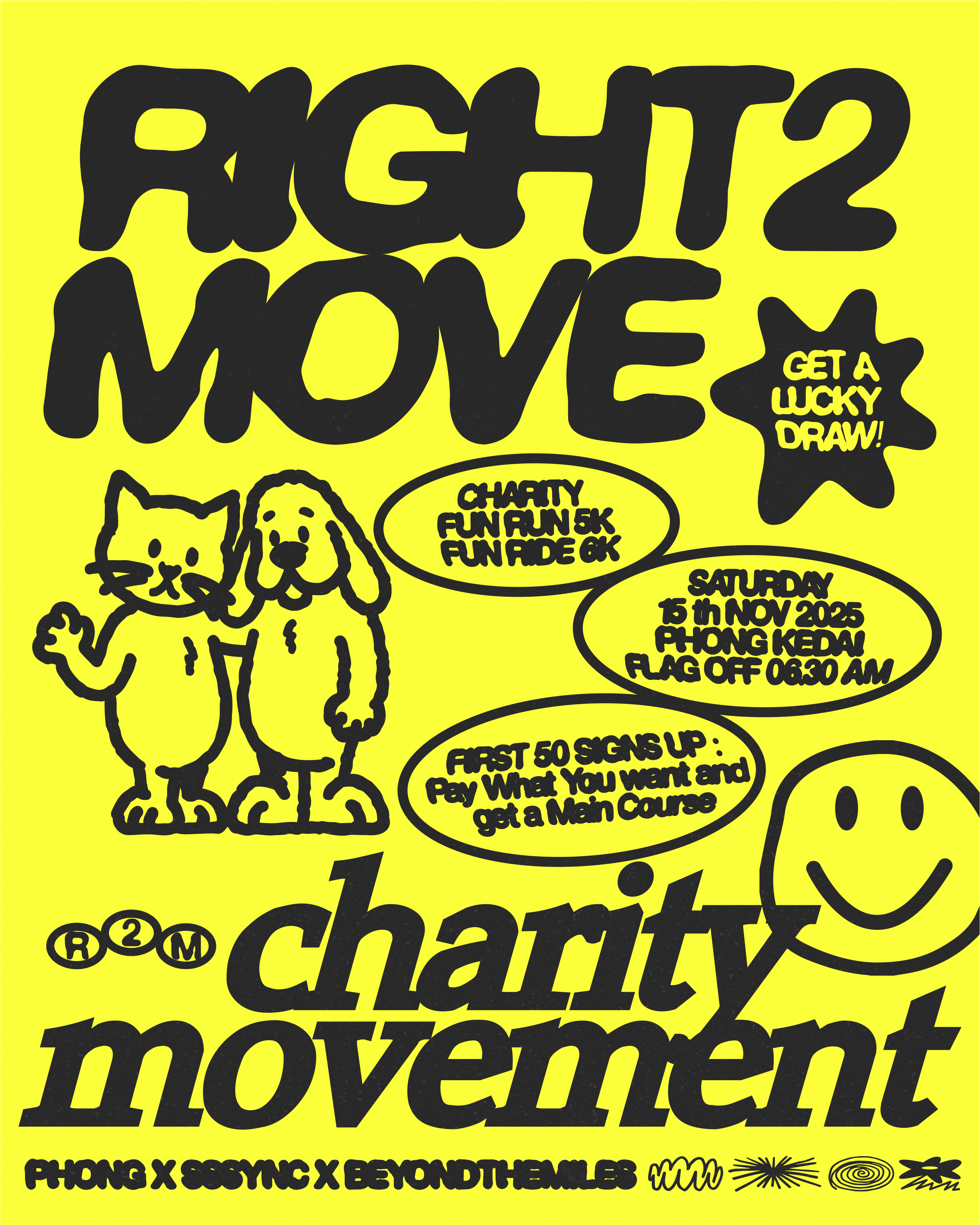 RIGHT TO MOVE (CHARITY MOVEMENT) SSSYNC STUDIOS