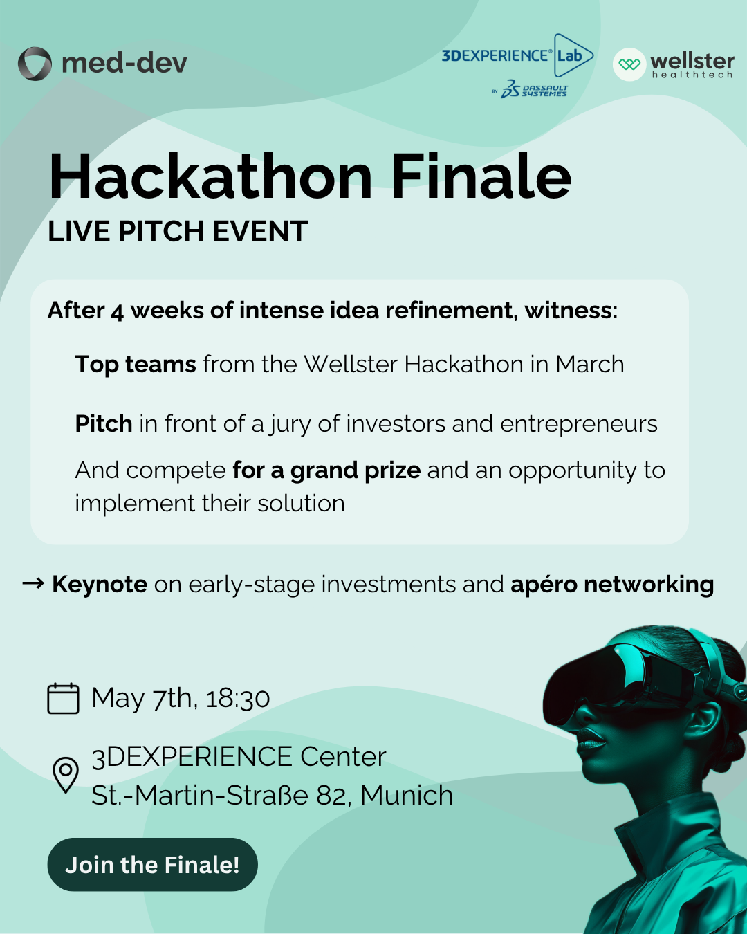 🚀  Digital Health Hackubator, Investor Talk, 3DEXPERIENCE Lab FabLab Tour & more!