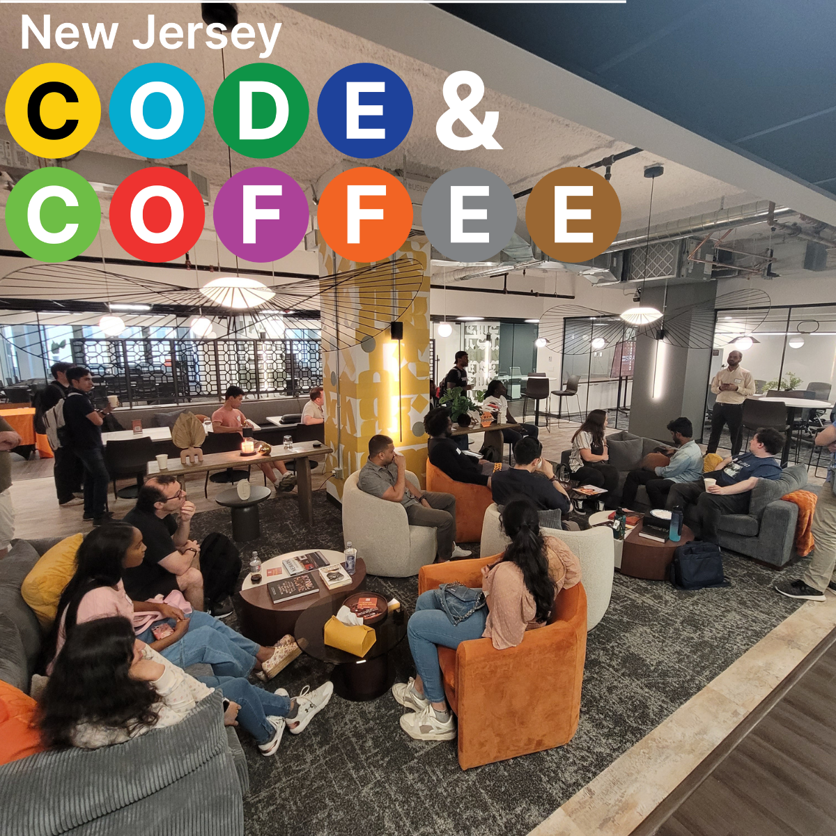 Cover art for #NJ Code & Coffee - June meetup — Equal Space ES550 Tech & Innovation Campus