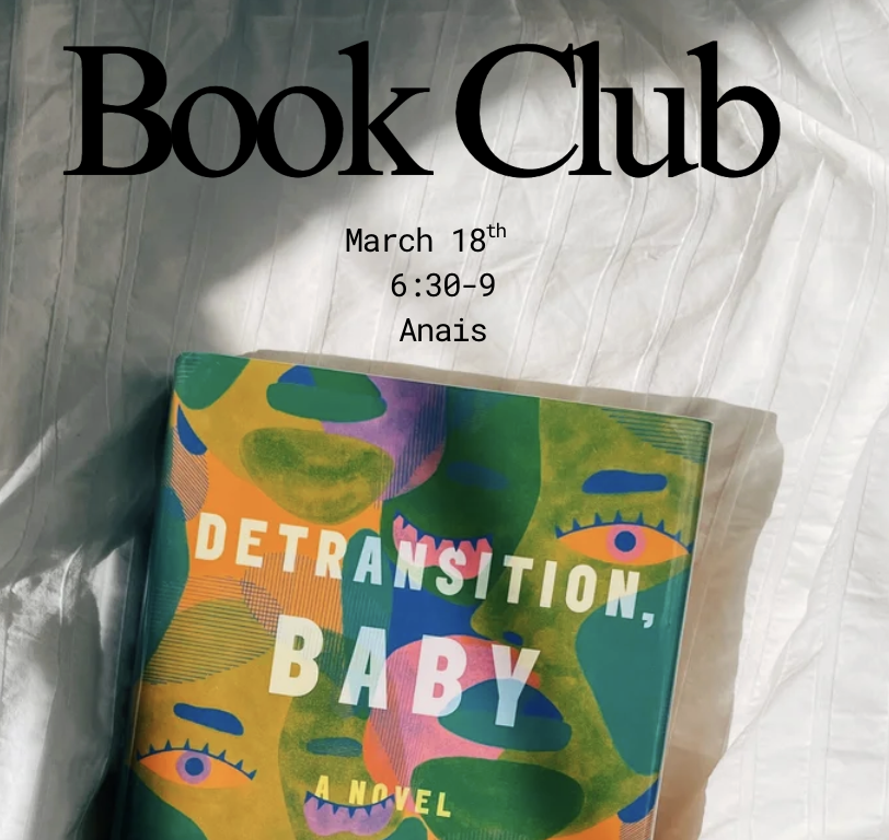 Book Club: DeTransition Baby by Torrey Peters