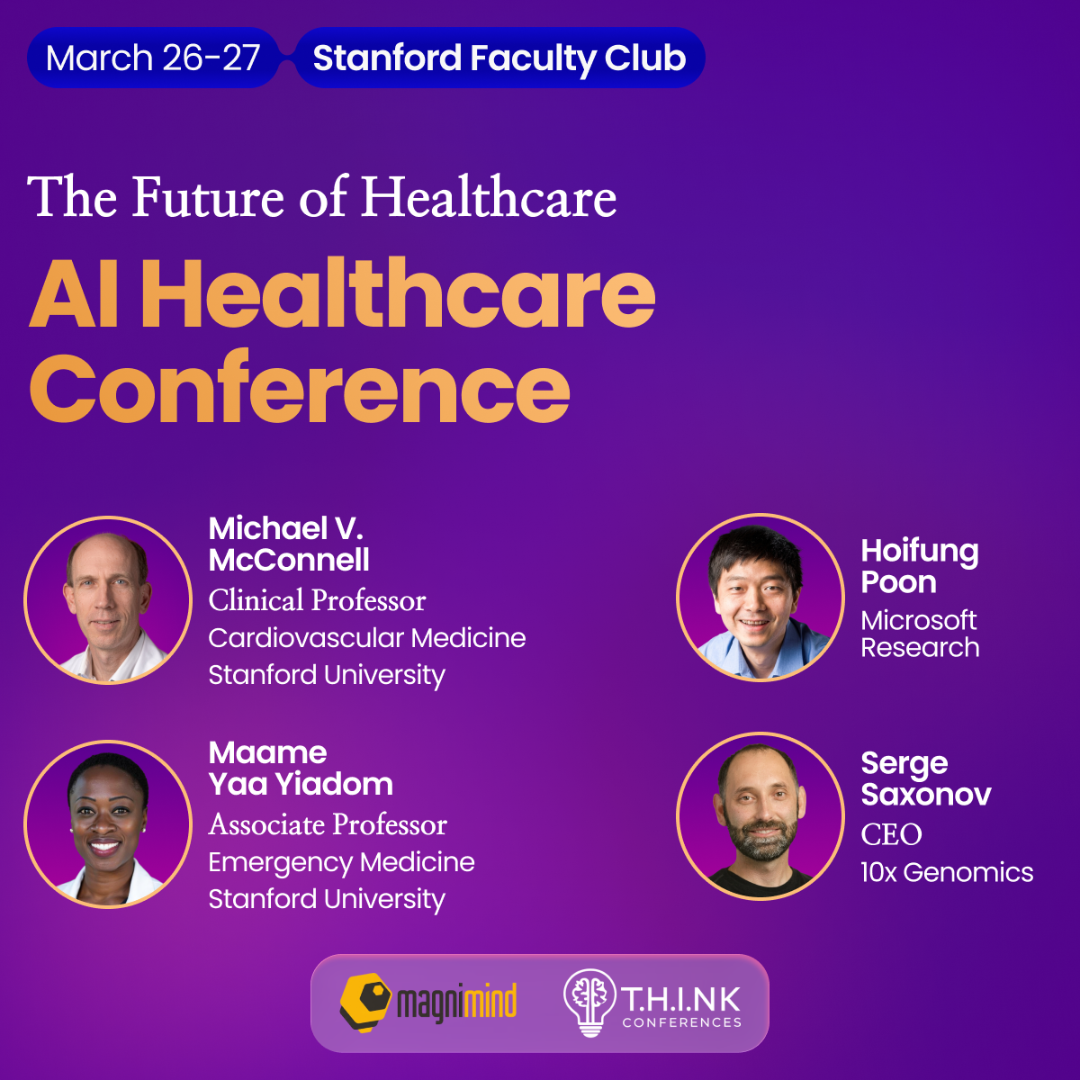 AI Healthcare Conference at Stanford