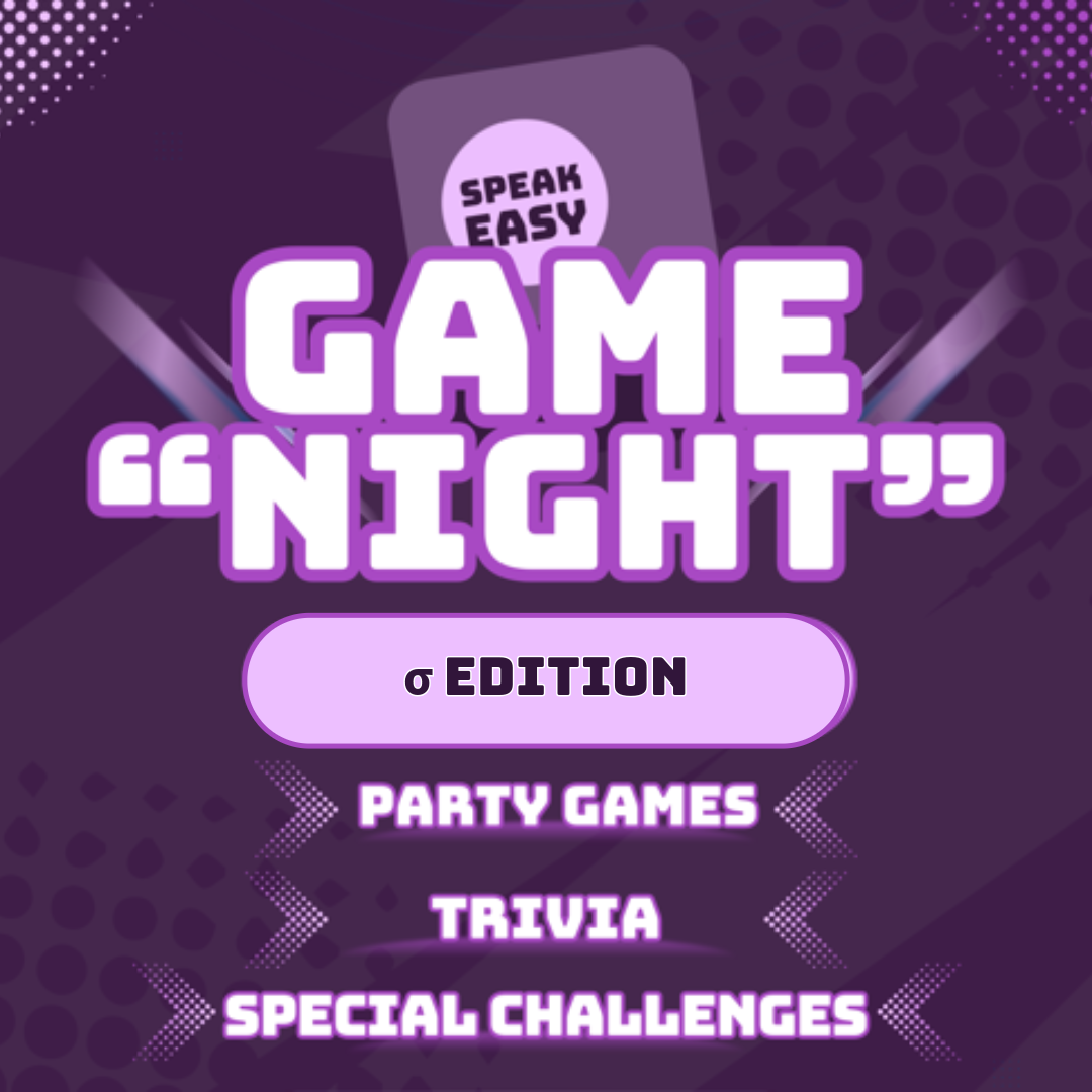 SpeakEasy σ - Game "Night" w/ 🍷