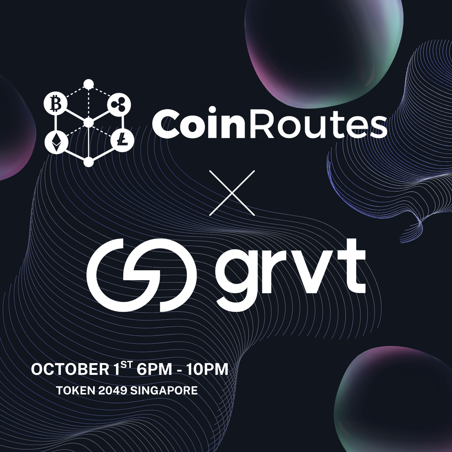 Crypto Nomads | CoinRoutes X Grvt Exclusive Soirée TOKEN2049 Singapore
