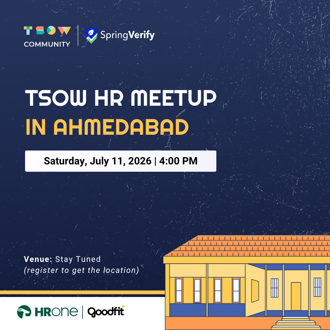 TSOW HR Meetup in Ahmedabad